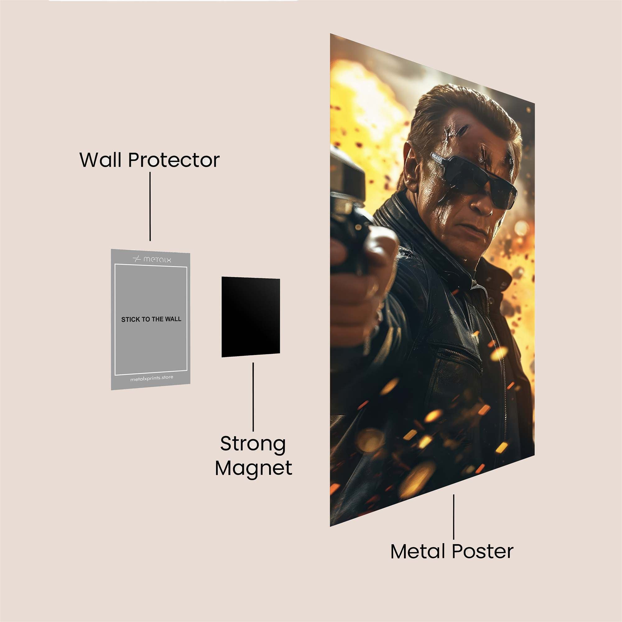 Schwarzenegger Fury Safe Wall Magnetic / M