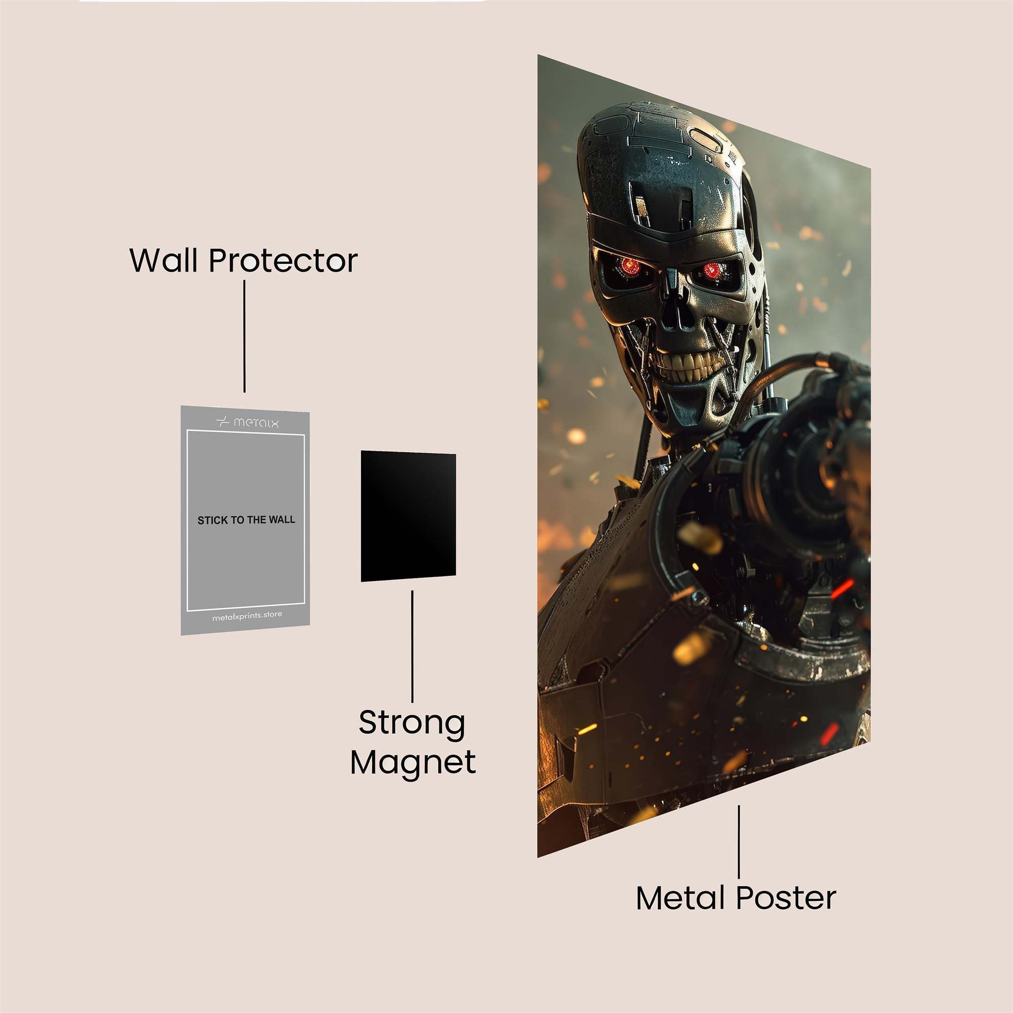 Terminator Intense Safe Wall Magnetic / M
