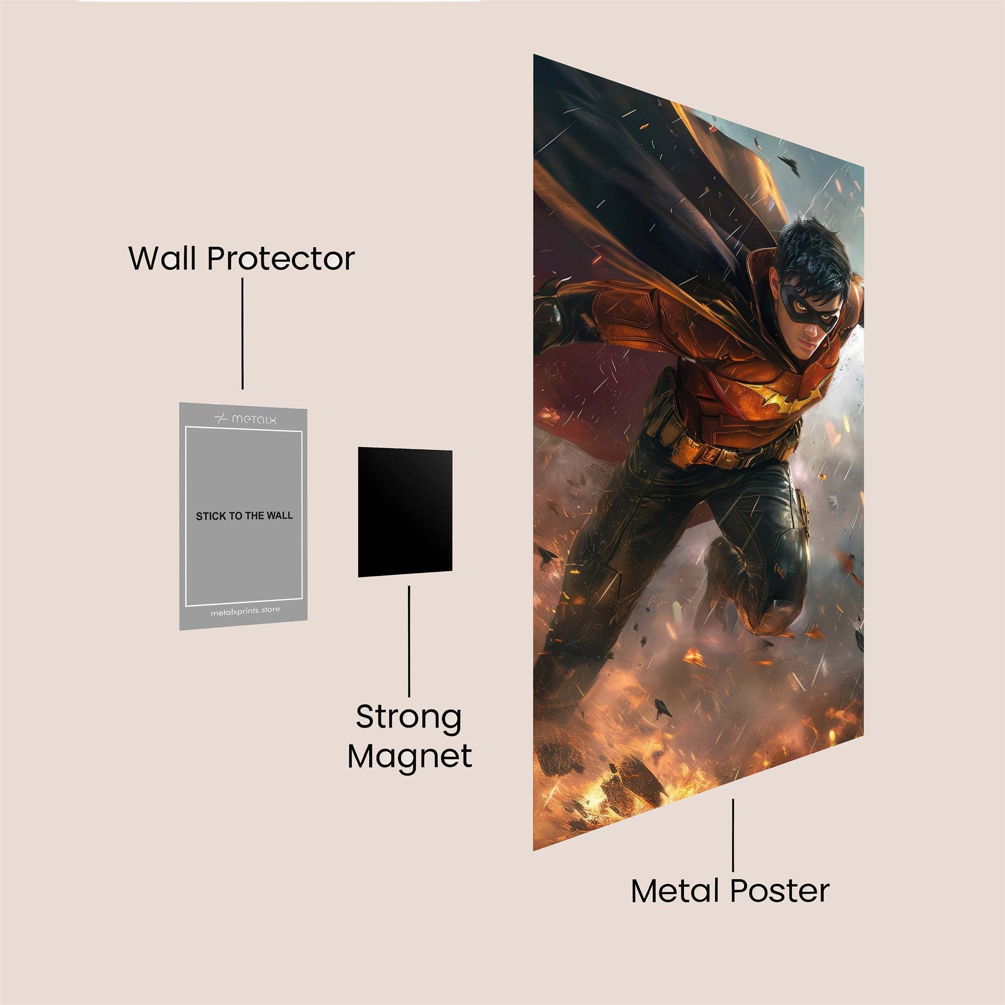 Robin Dynamic Safe Wall Magnetic / M