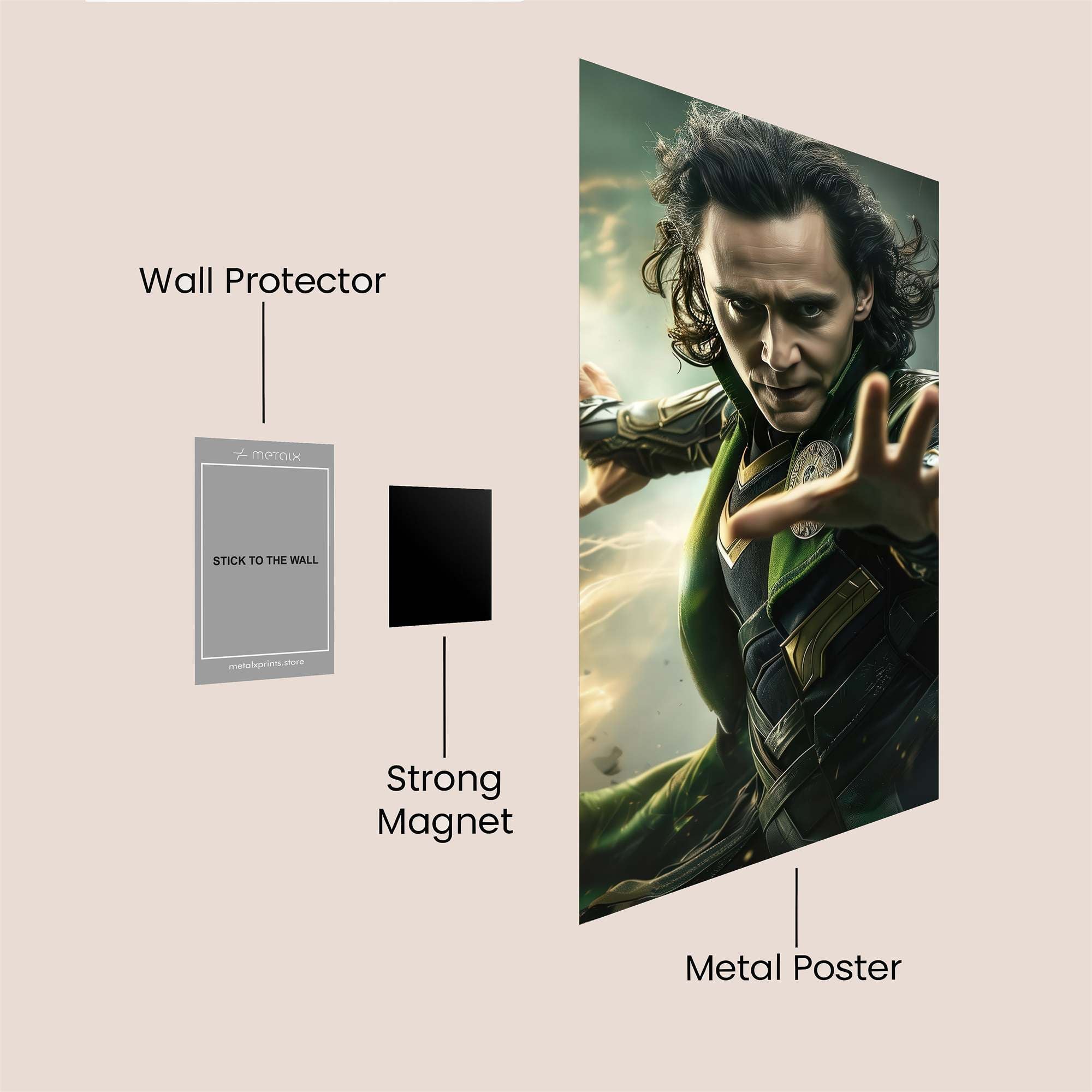 Loki Enigmatic Safe Wall Magnetic / M