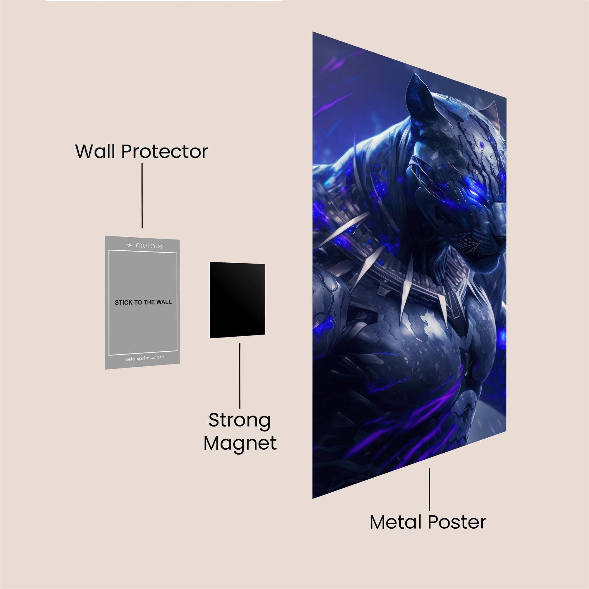 Panther Radiant Safe Wall Magnetic / M