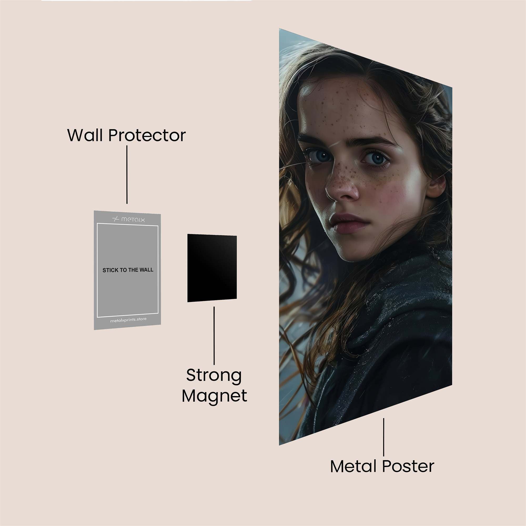 Hermione Enigmatic Safe Wall Magnetic / M