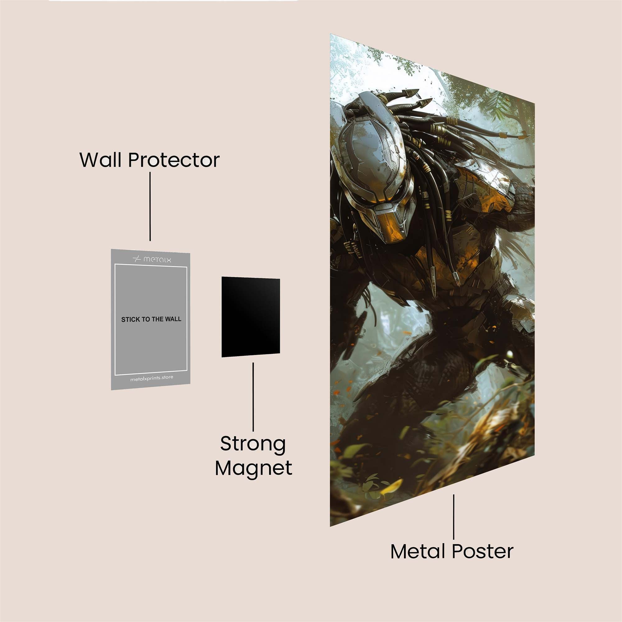 Predator Prowl Safe Wall Magnetic / M