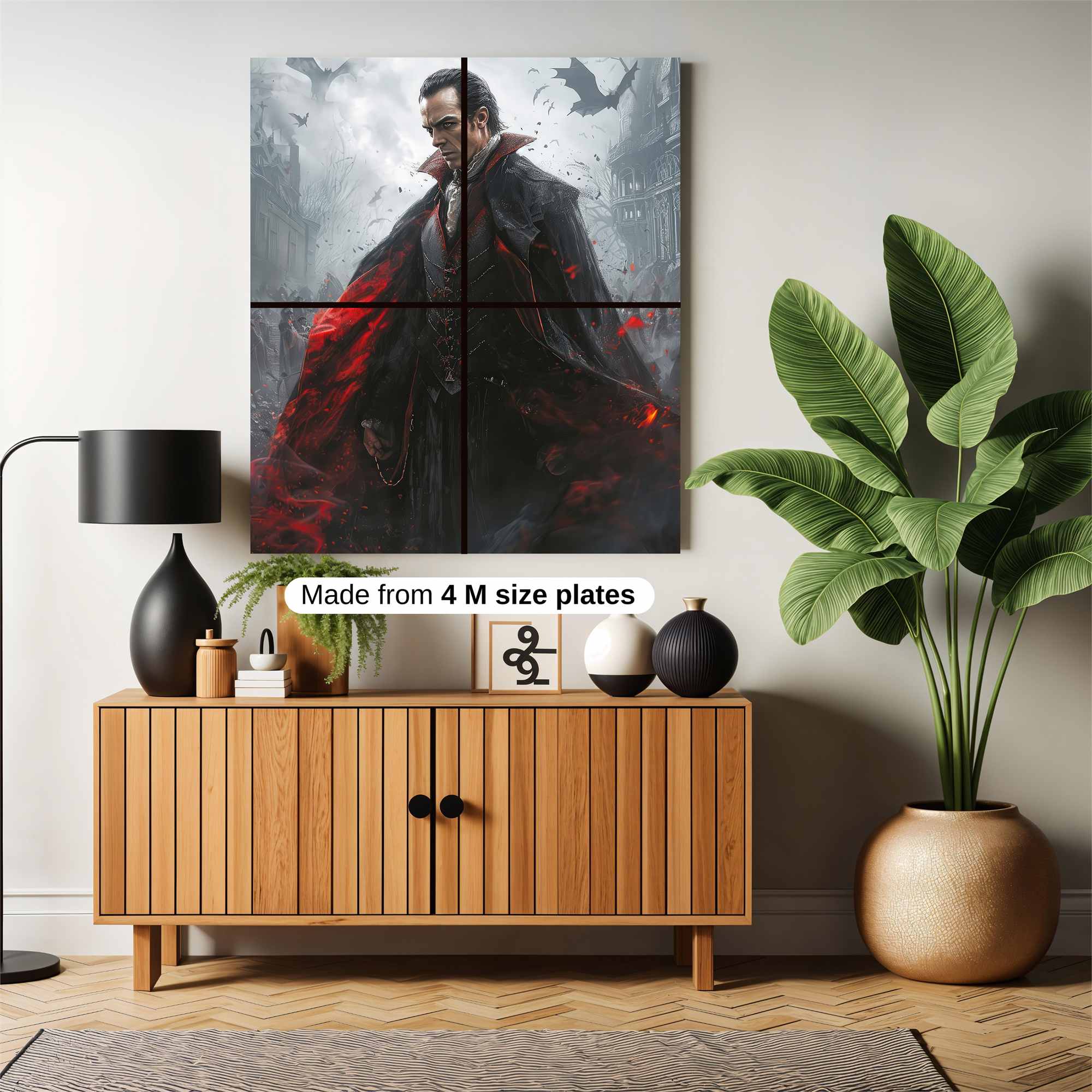 Dracula Brooding Safe Wall Magnetic / M