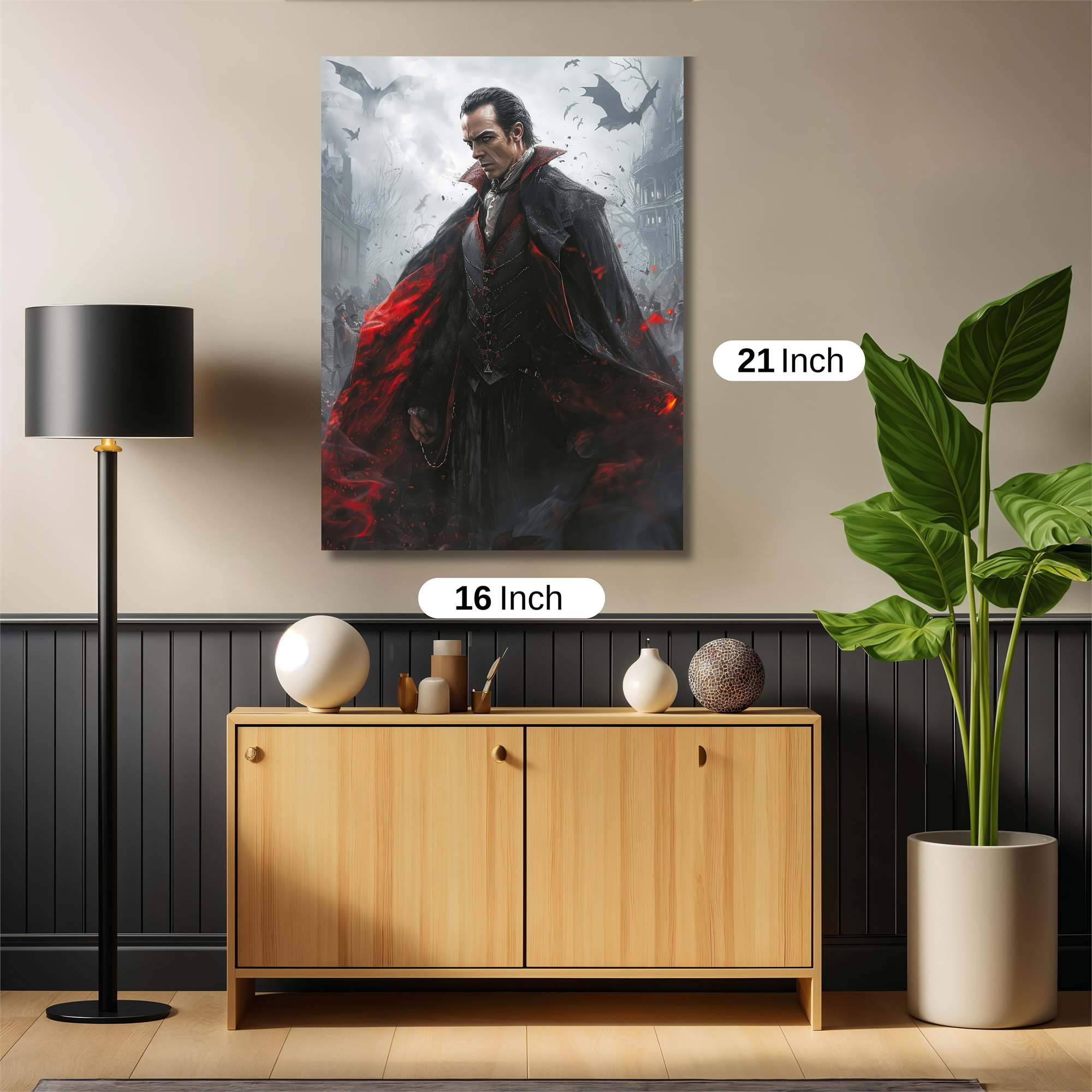 Dracula Brooding Safe Wall Magnetic / M