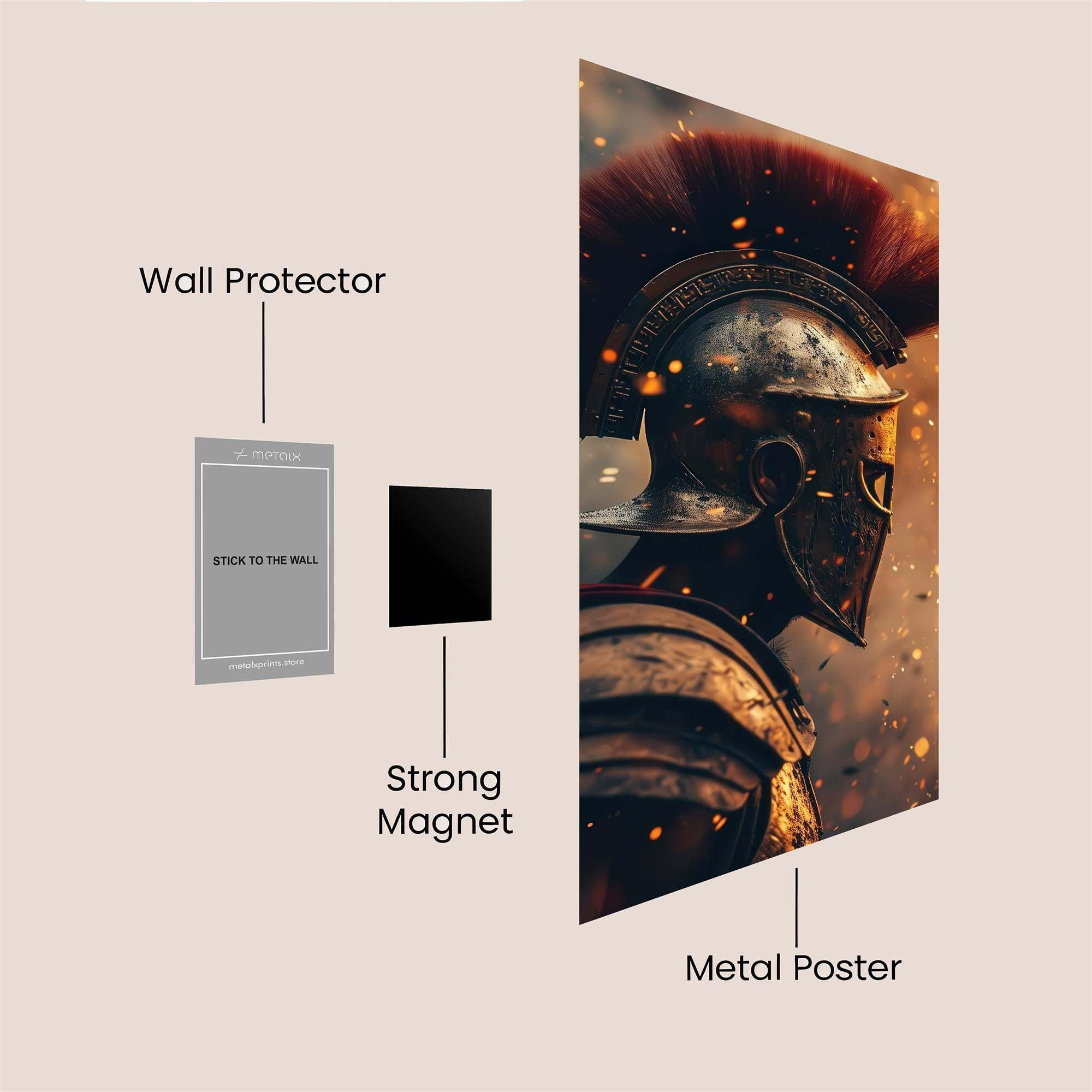 Gladiator Blaze Safe Wall Magnetic / M