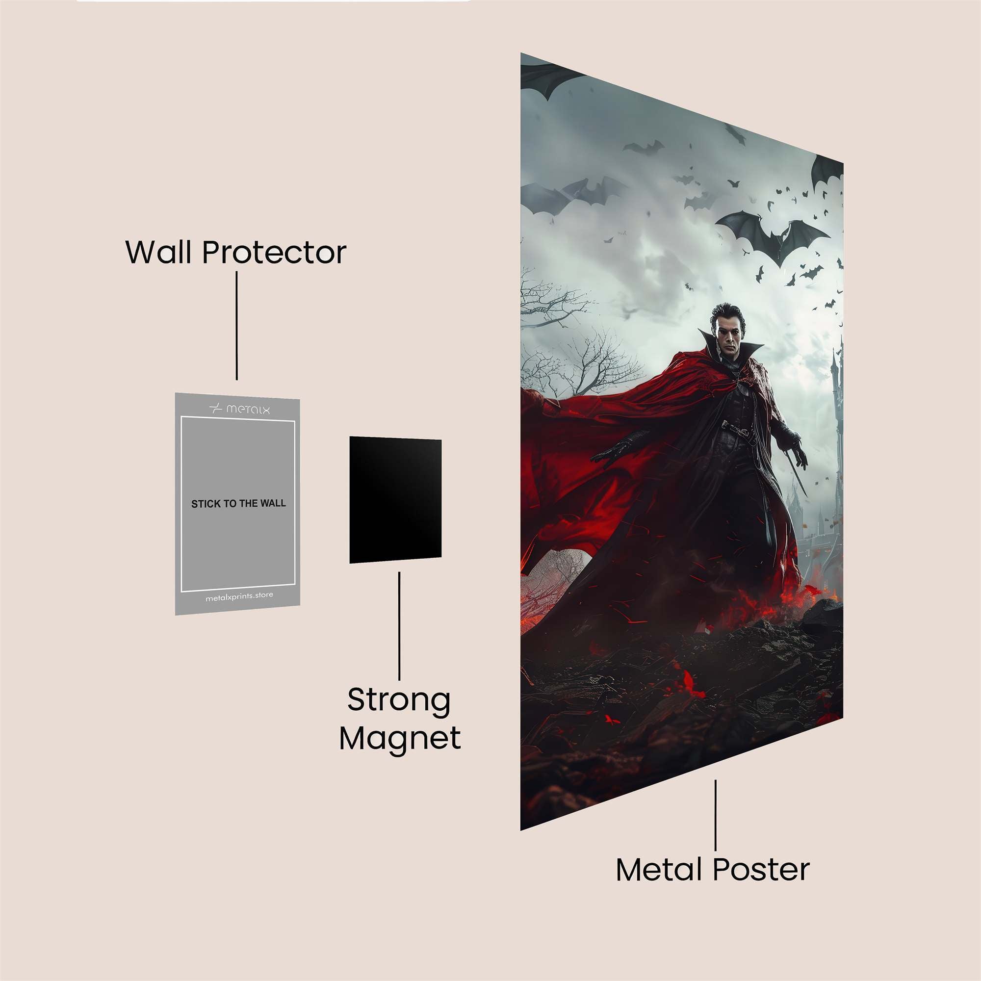 Dracula Enigmatic Safe Wall Magnetic / M