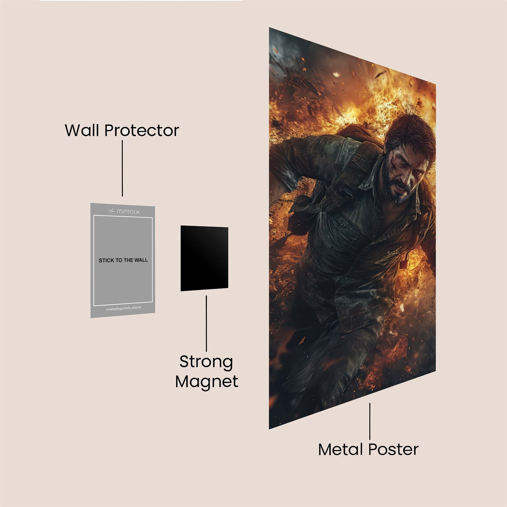 Inferno Escape Safe Wall Magnetic / M