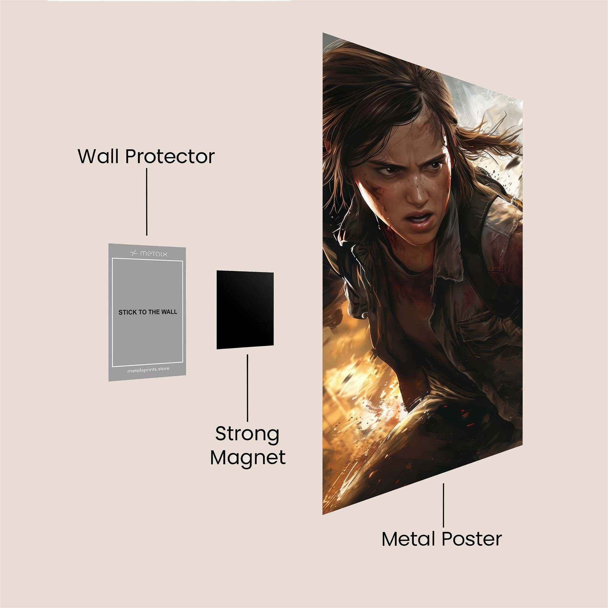 Lara Unyielding Safe Wall Magnetic / M