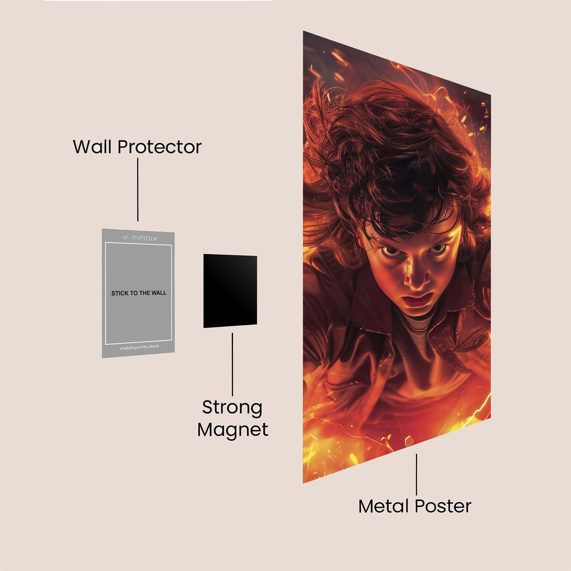 Firebrand Fury Safe Wall Magnetic / M