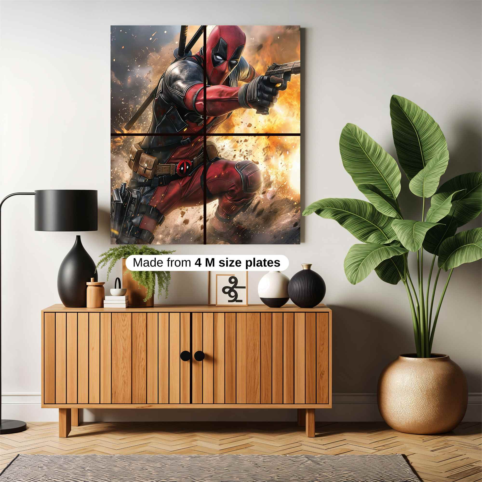 Deadpool Dynamic Safe Wall Magnetic / M