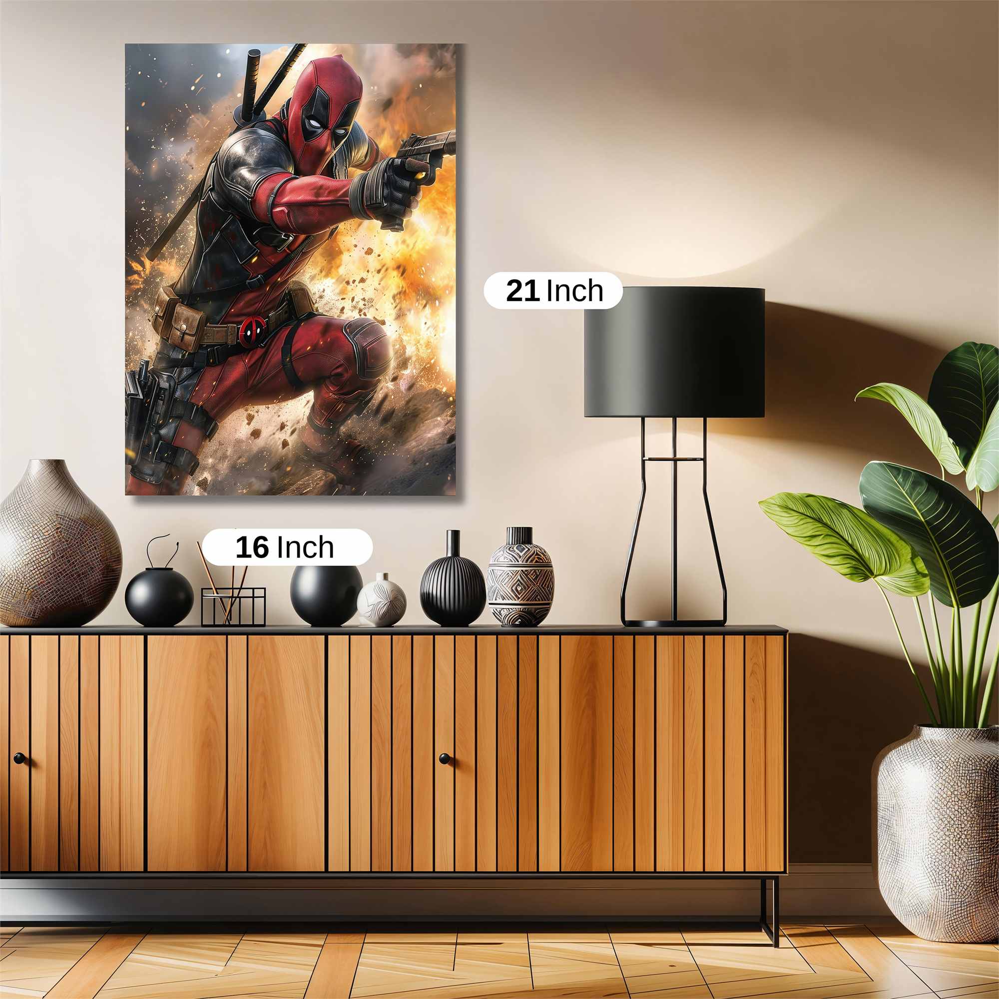 Deadpool Dynamic Safe Wall Magnetic / M