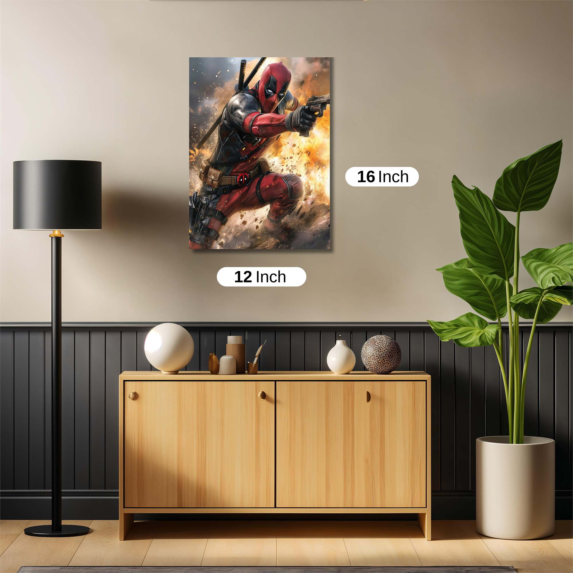 Deadpool Dynamic Safe Wall Magnetic / M