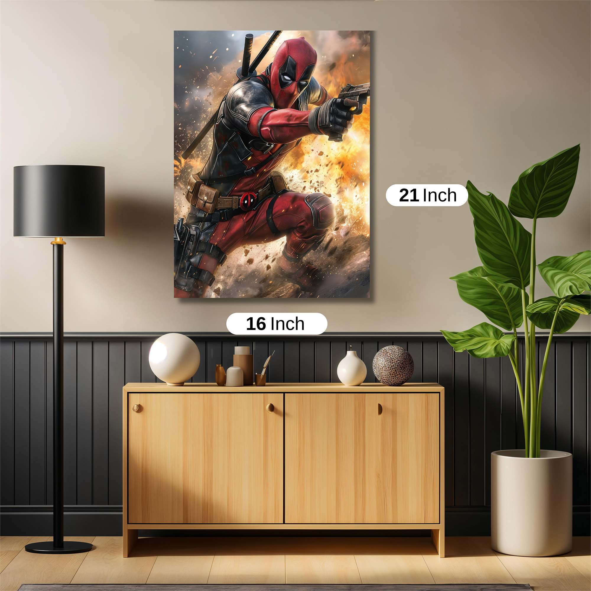 Deadpool Dynamic Safe Wall Magnetic / M