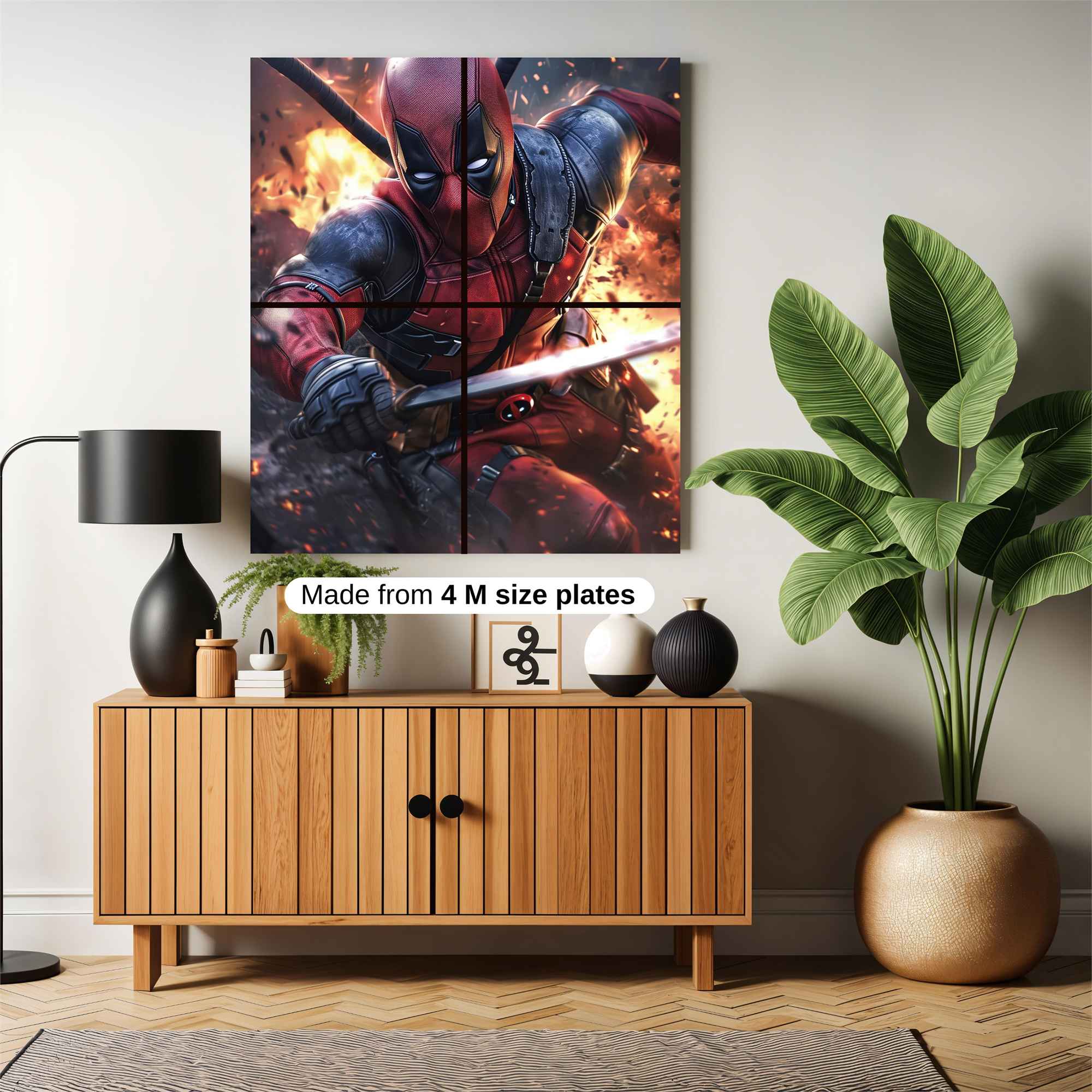 Deadpool Frenzy Safe Wall Magnetic / M