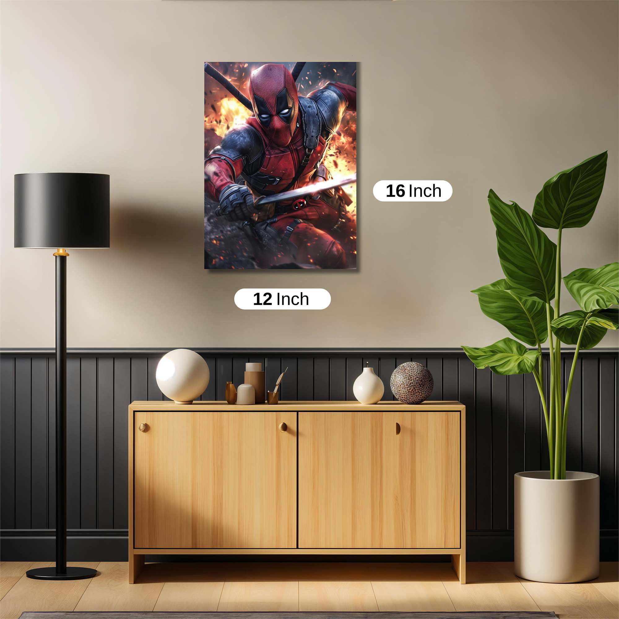 Deadpool Frenzy Safe Wall Magnetic / M