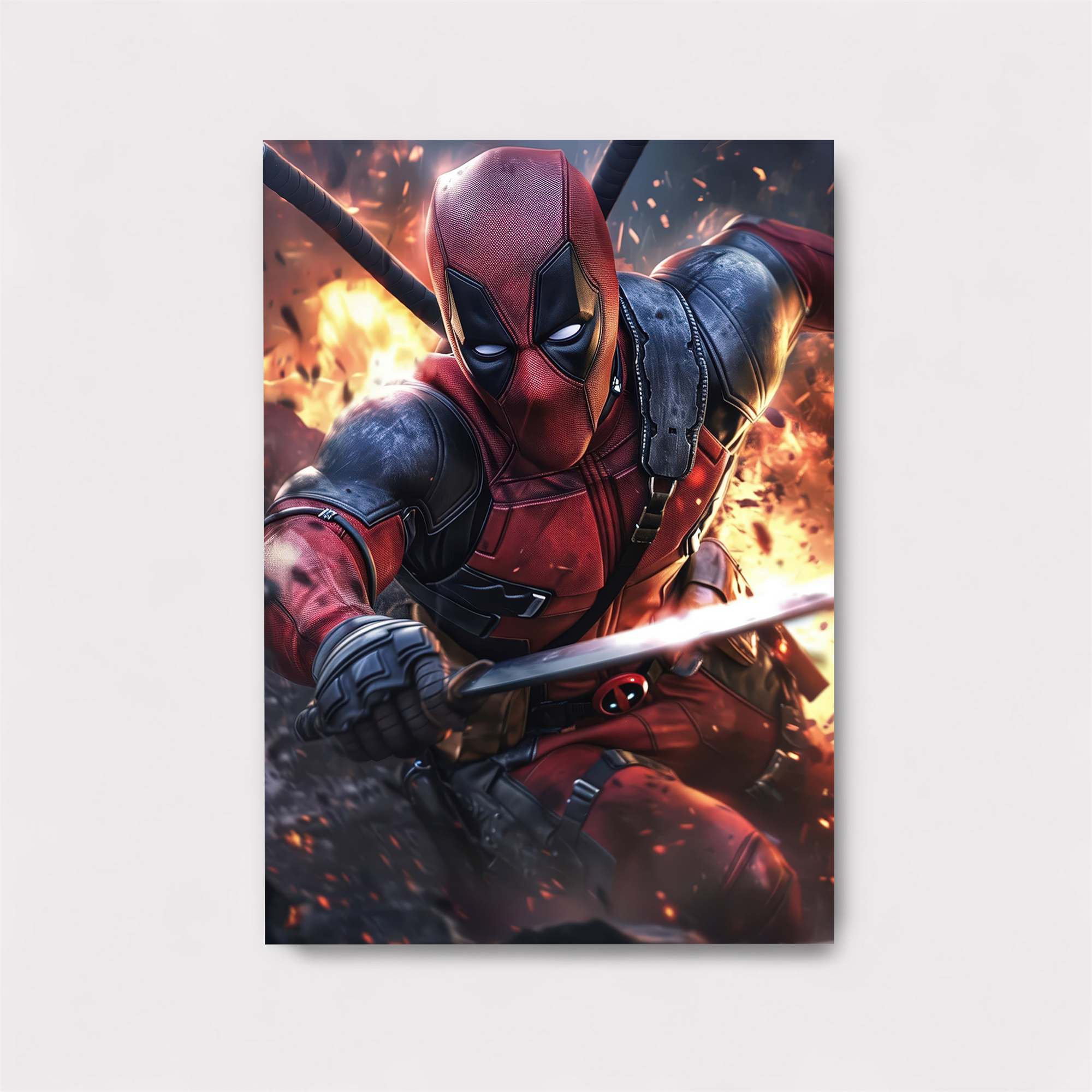Deadpool Frenzy Safe Wall Magnetic / M
