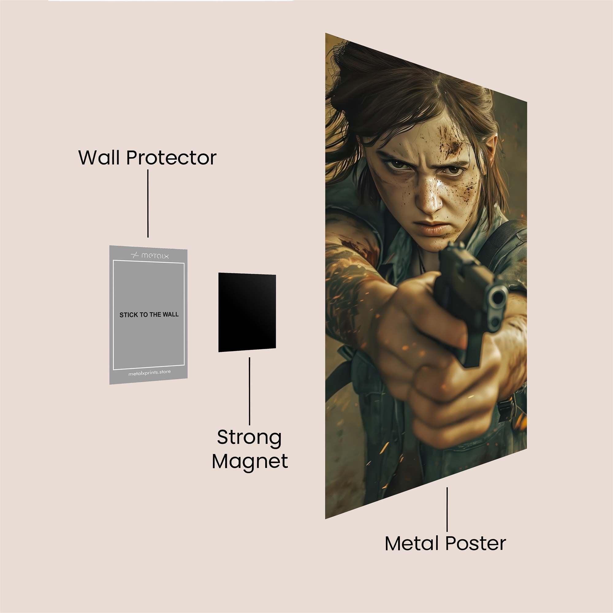 Ellie Defiant Safe Wall Magnetic / M