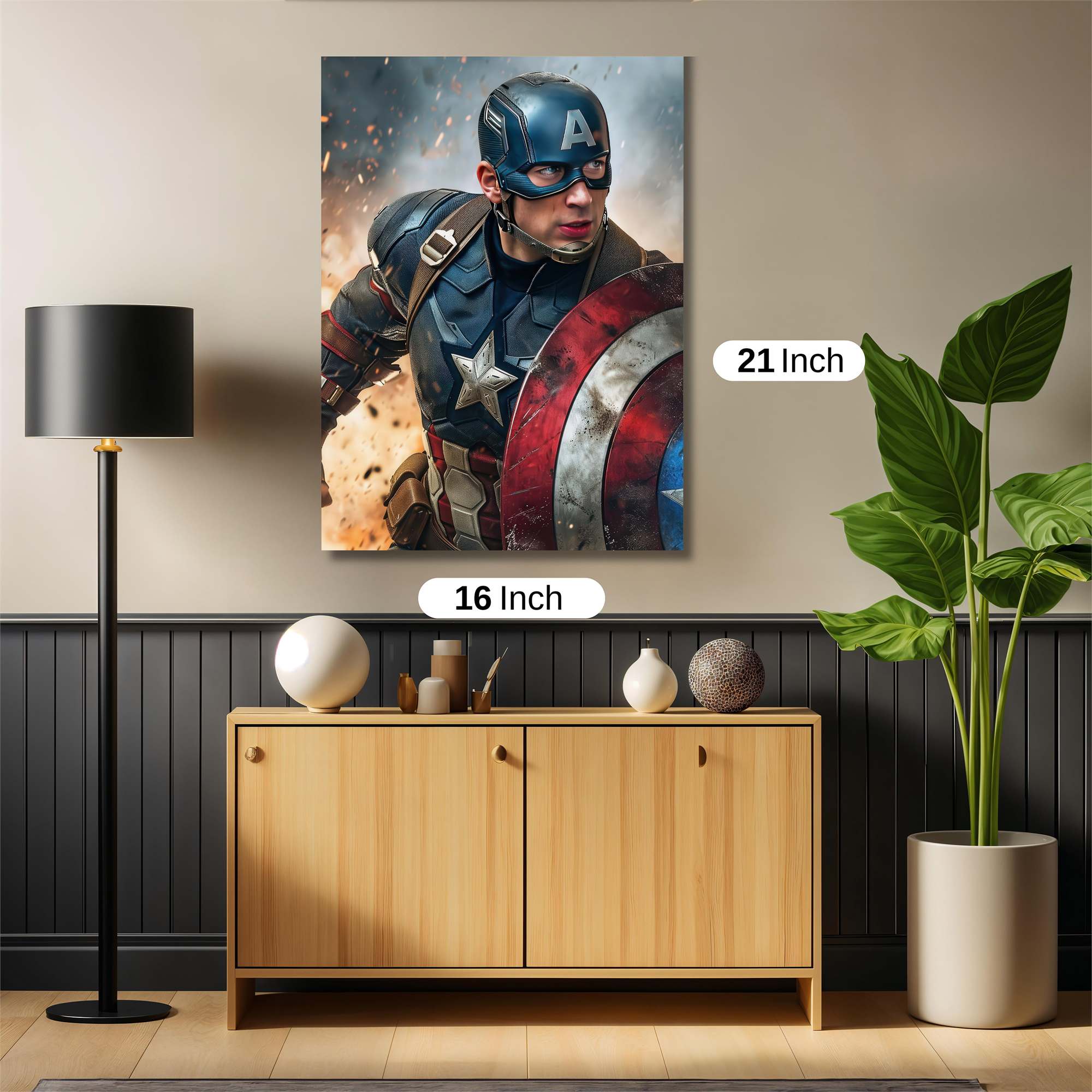 Captain Resolute Safe Wall Magnetic / M