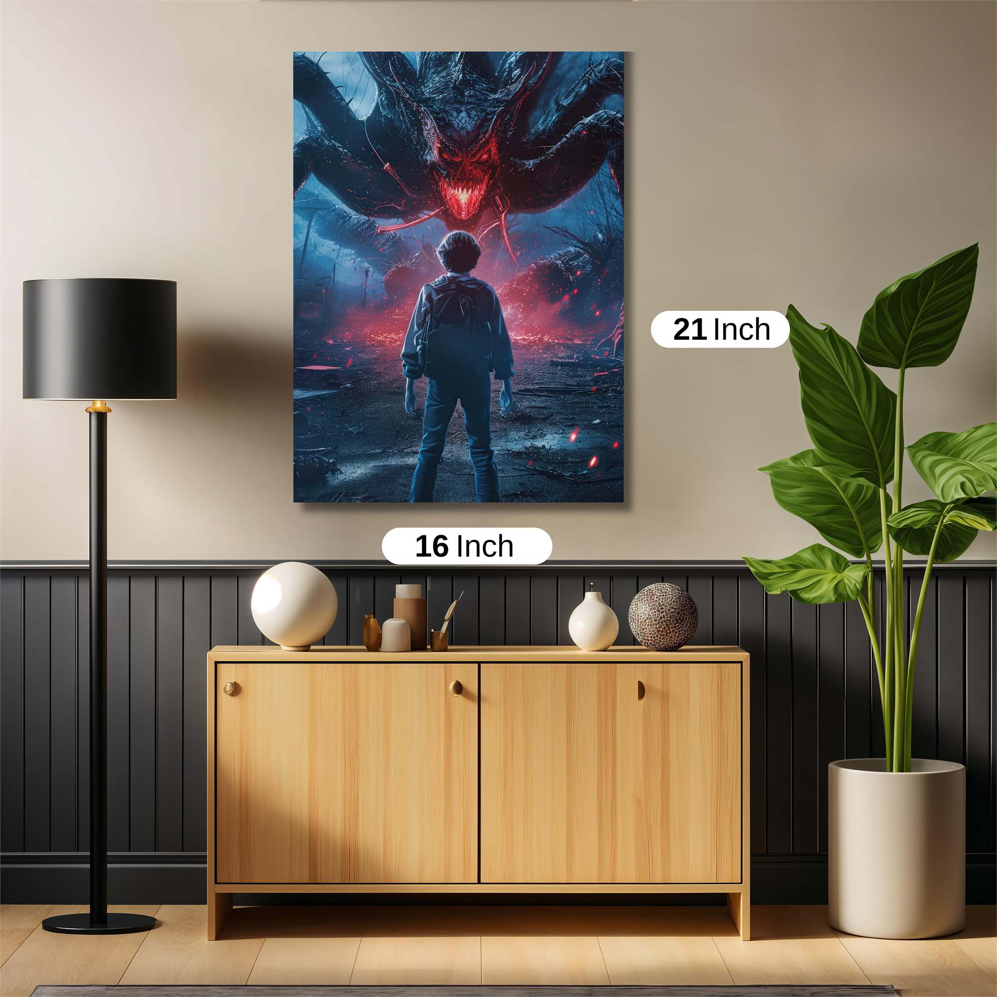 Monster Menace Safe Wall Magnetic / M