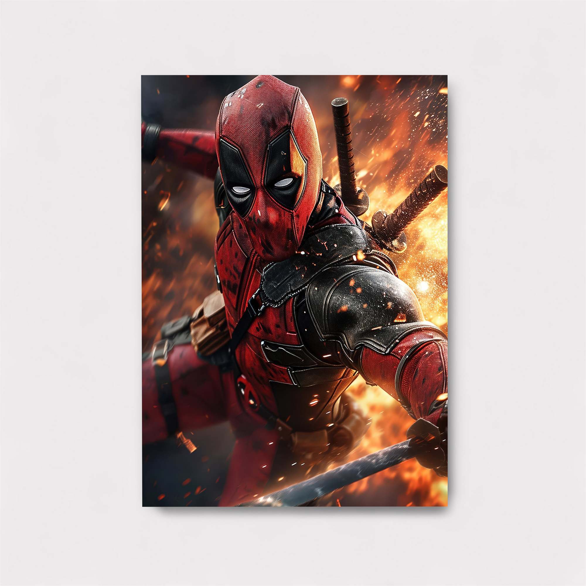Deadpool Inferno Safe Wall Magnetic / M