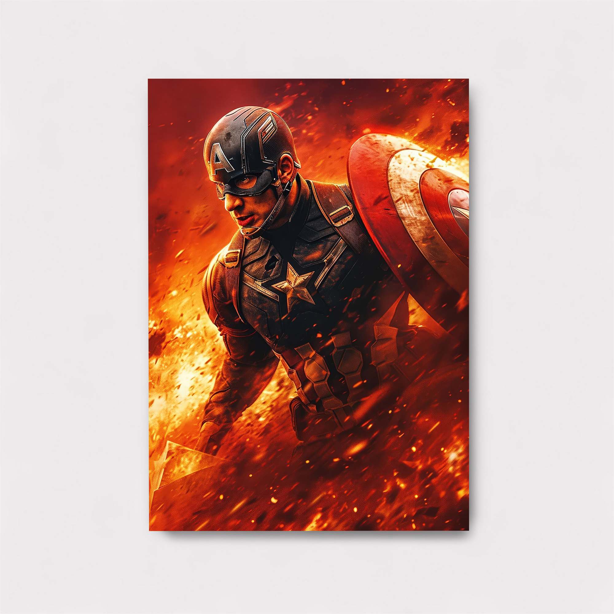 Captain Fiery Safe Wall Magnetic / M