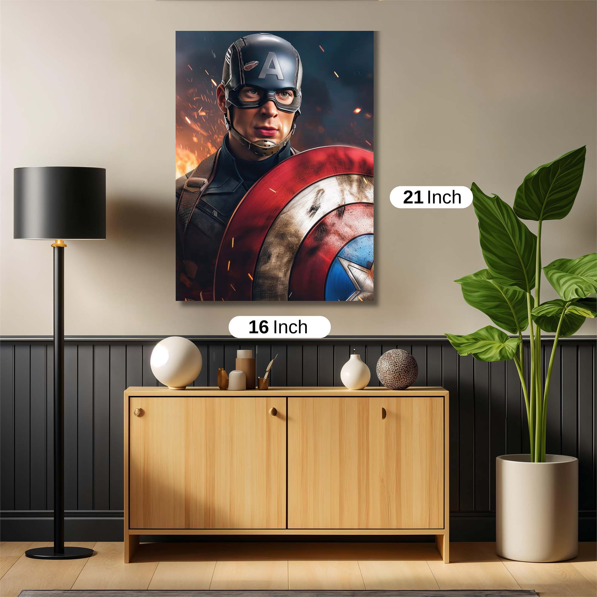 Captain Resolute Safe Wall Magnetic / M