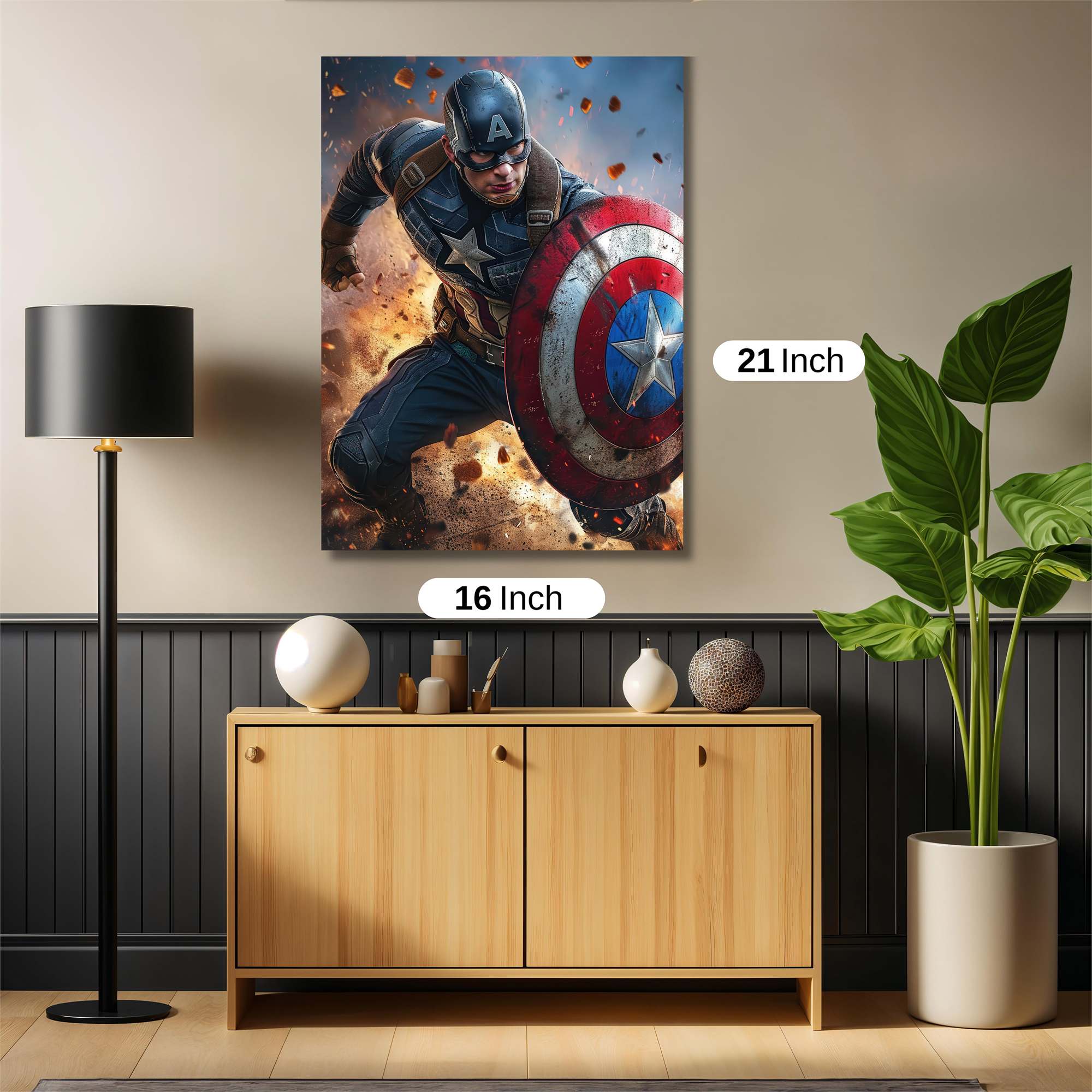 Captain Resolute Safe Wall Magnetic / M