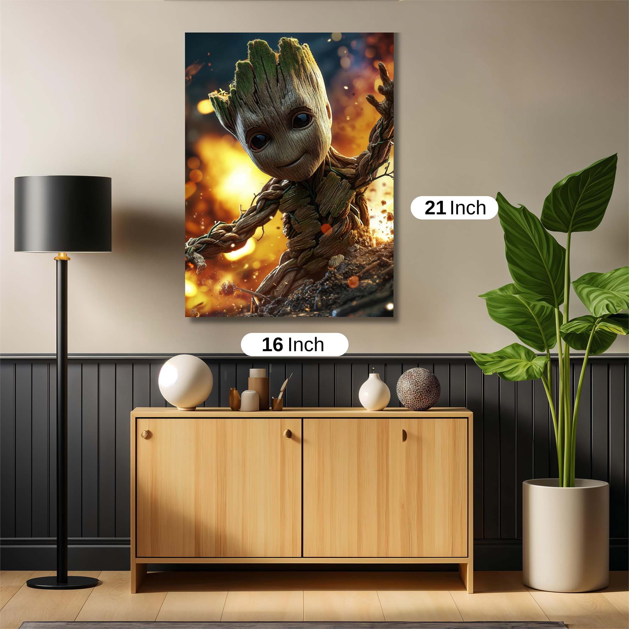 Groot Jubilant Safe Wall Magnetic / M