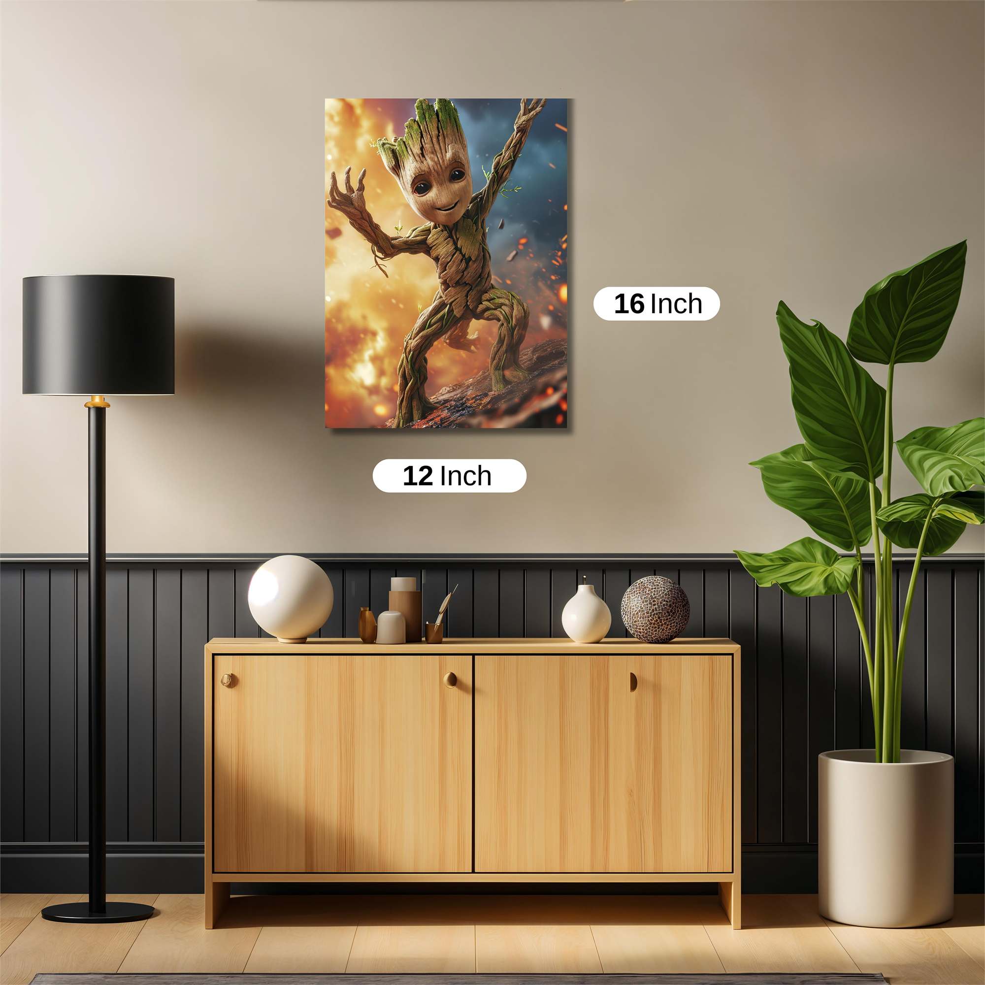 Groot Euphoric Safe Wall Magnetic / M