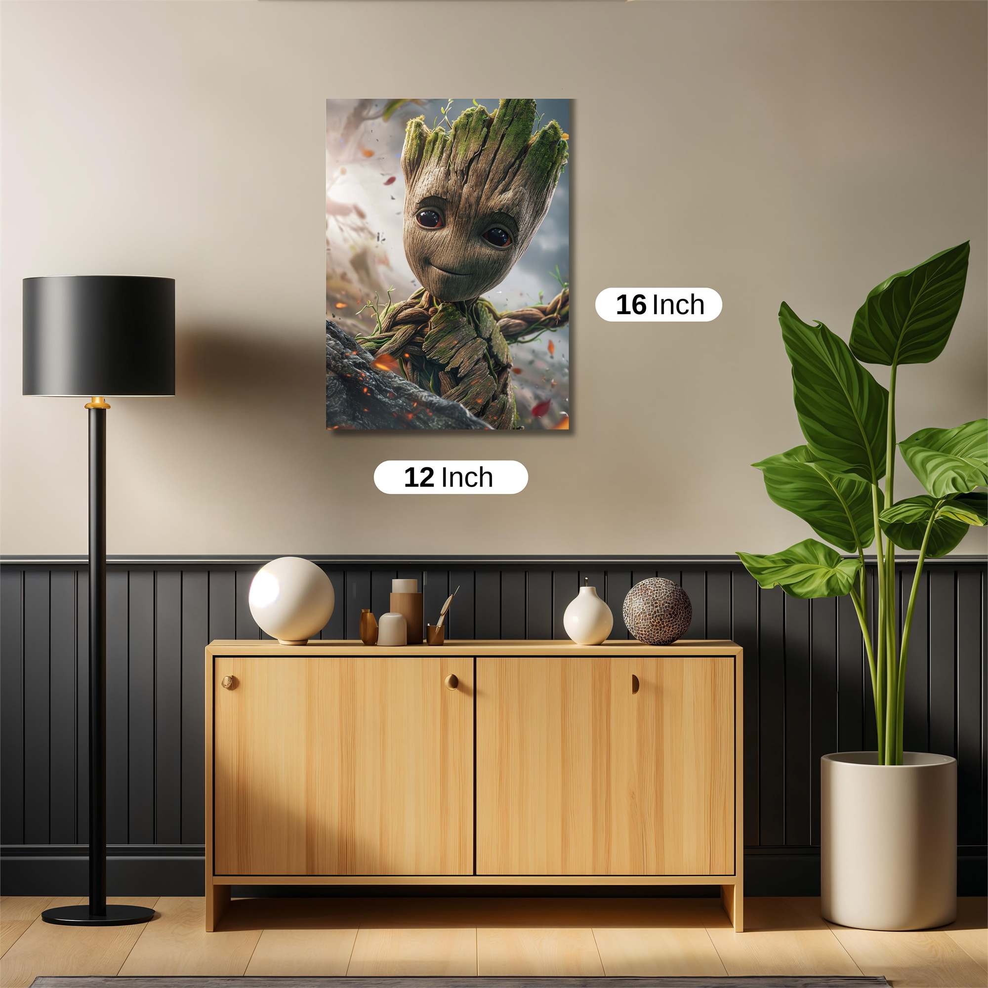 Groot Joyful Safe Wall Magnetic / M