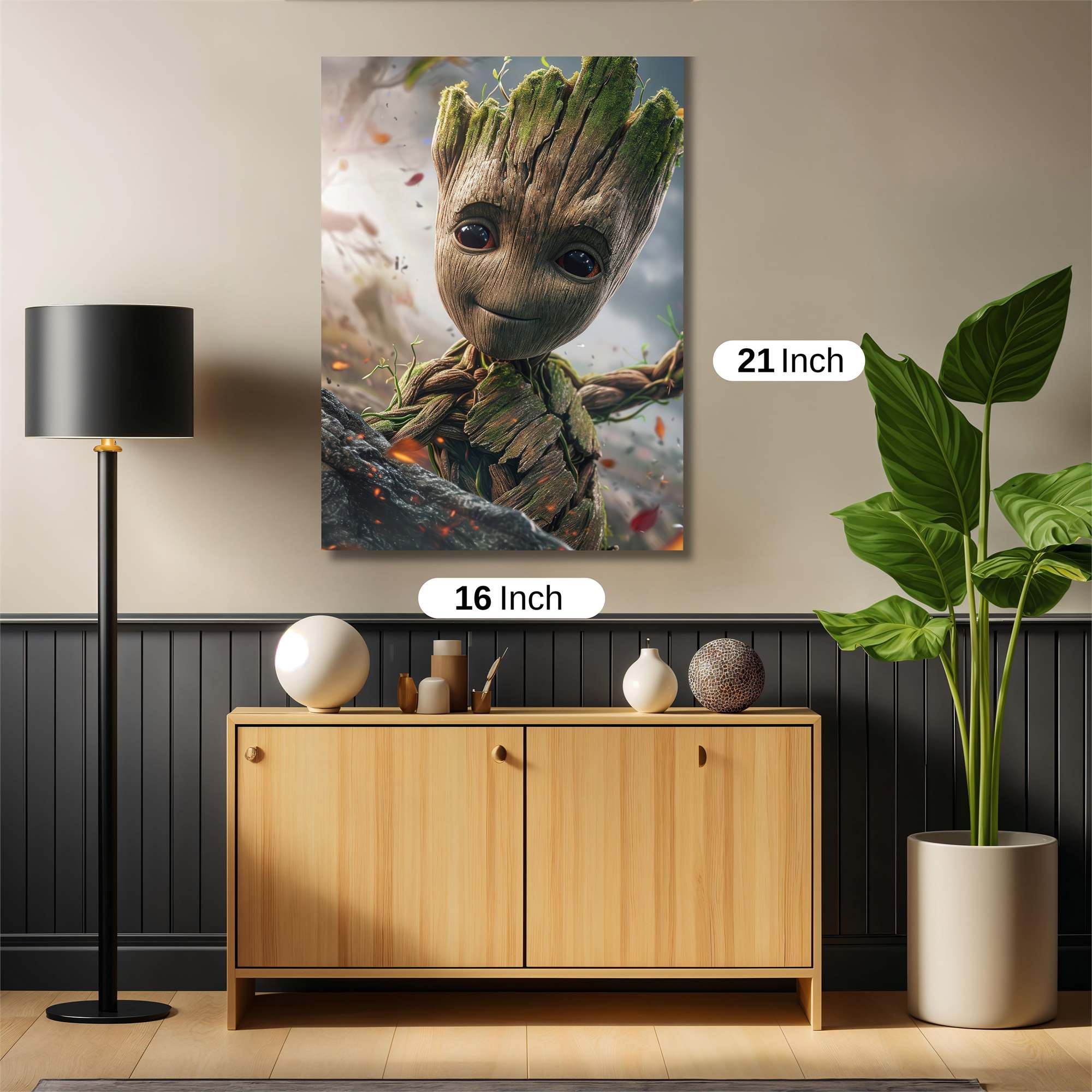 Groot Joyful Safe Wall Magnetic / M
