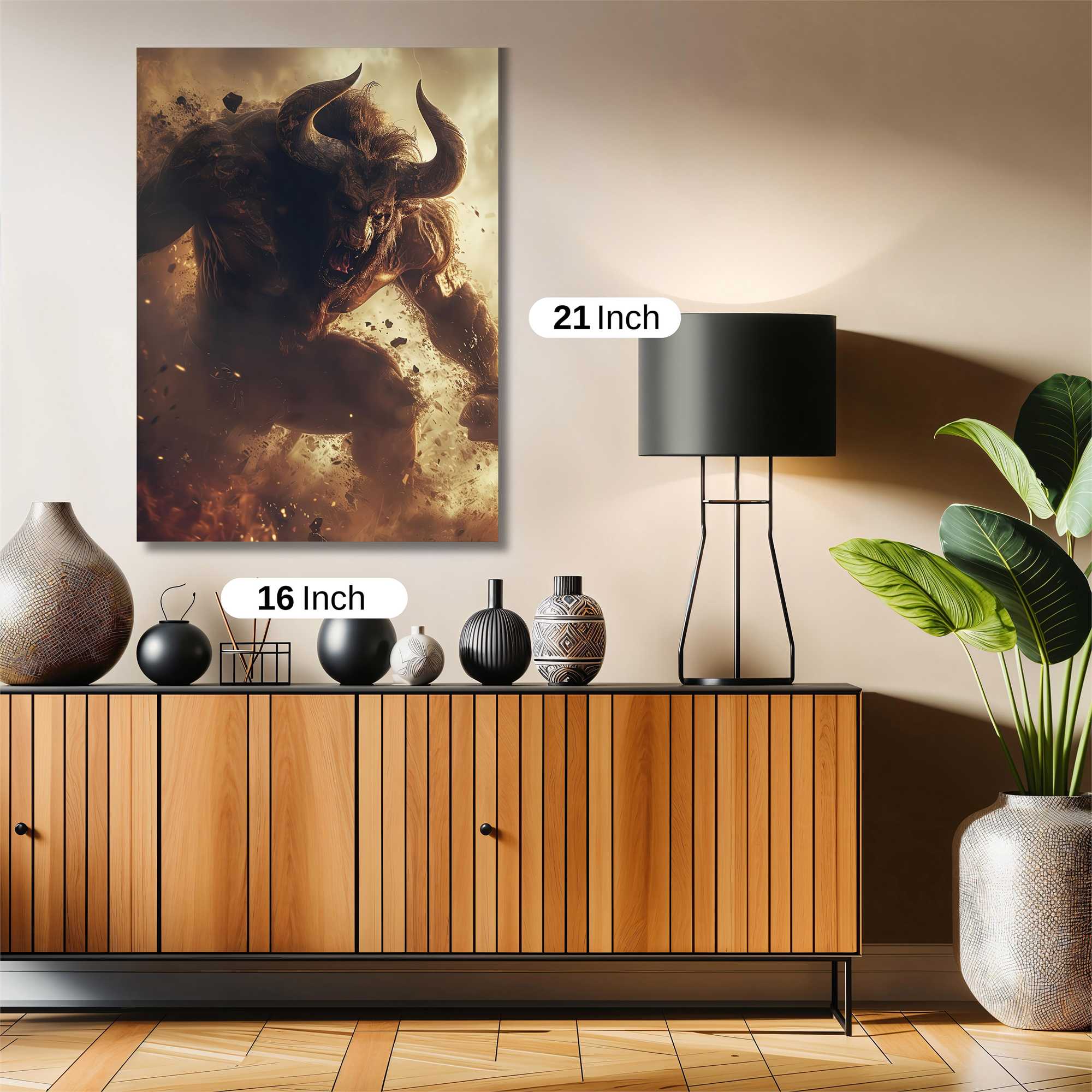 Minotaur Rage Safe Wall Magnetic / M