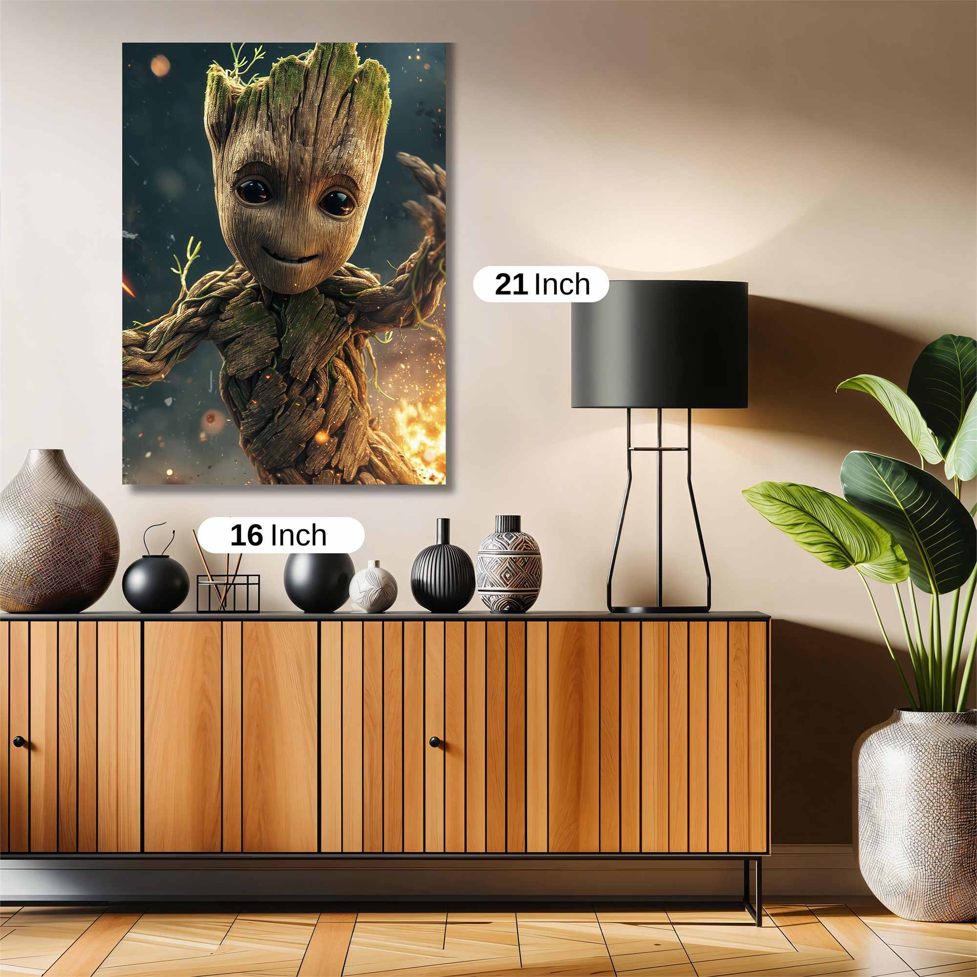 Groot Joyful Safe Wall Magnetic / M