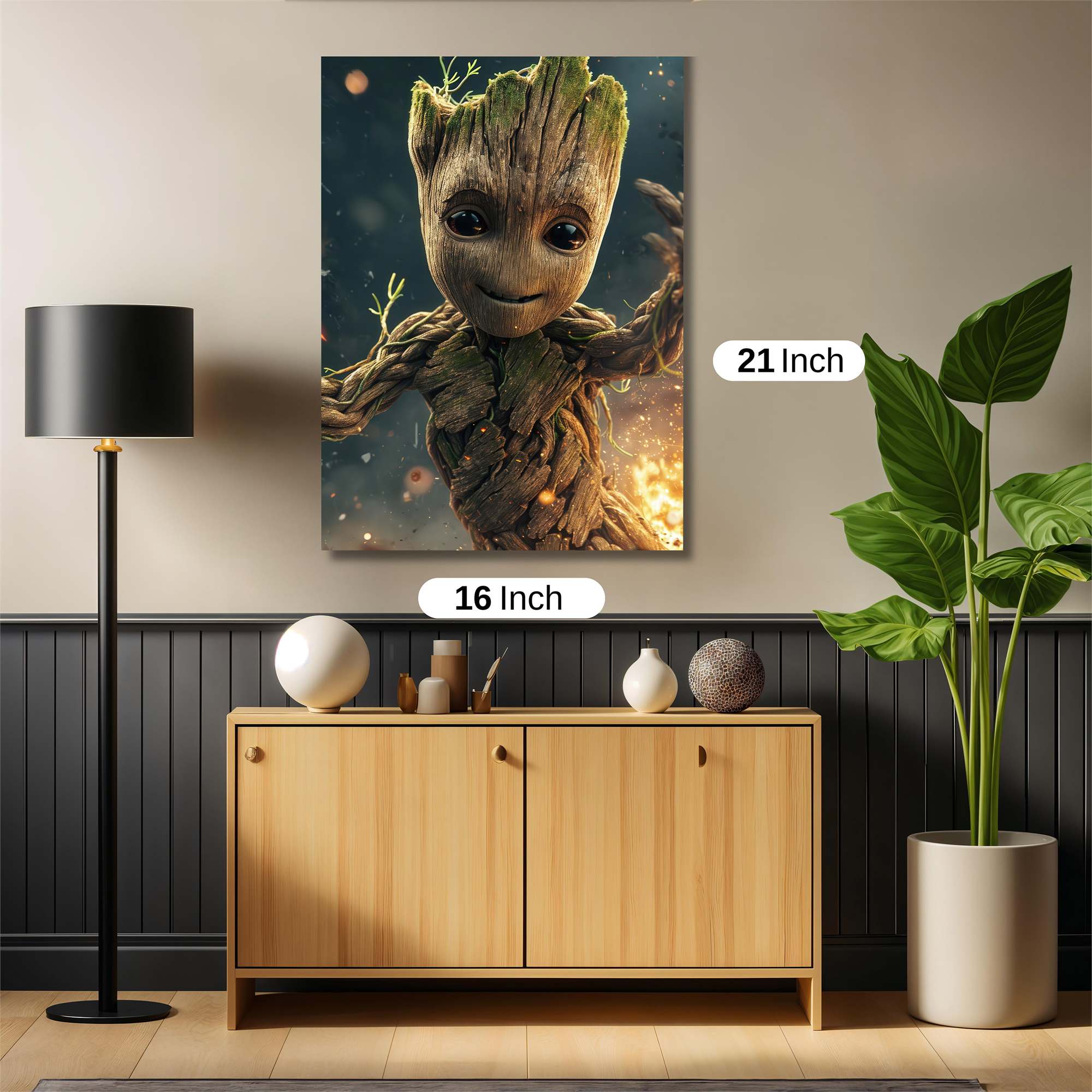 Groot Joyful Safe Wall Magnetic / M