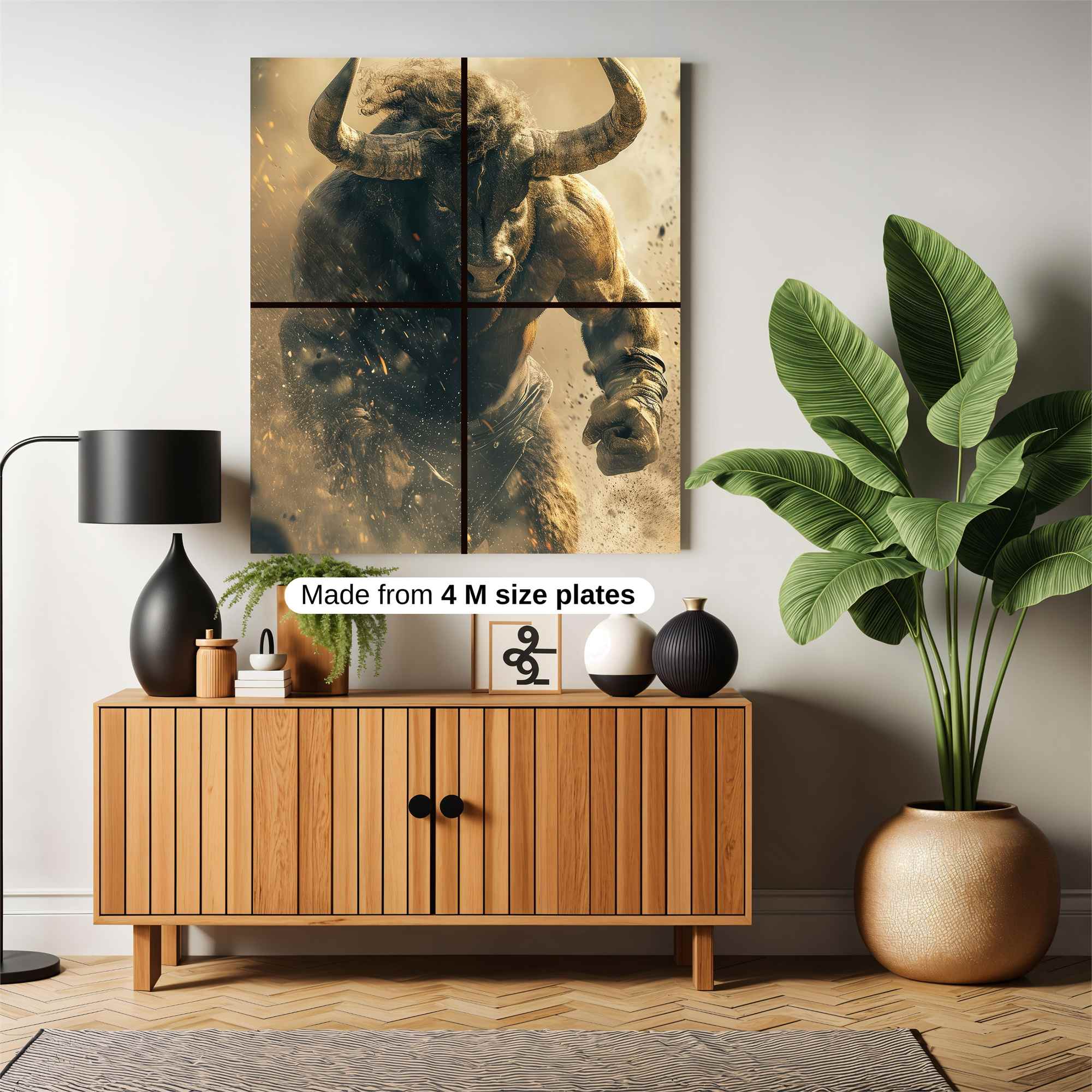 Minotaur Menace Safe Wall Magnetic / M