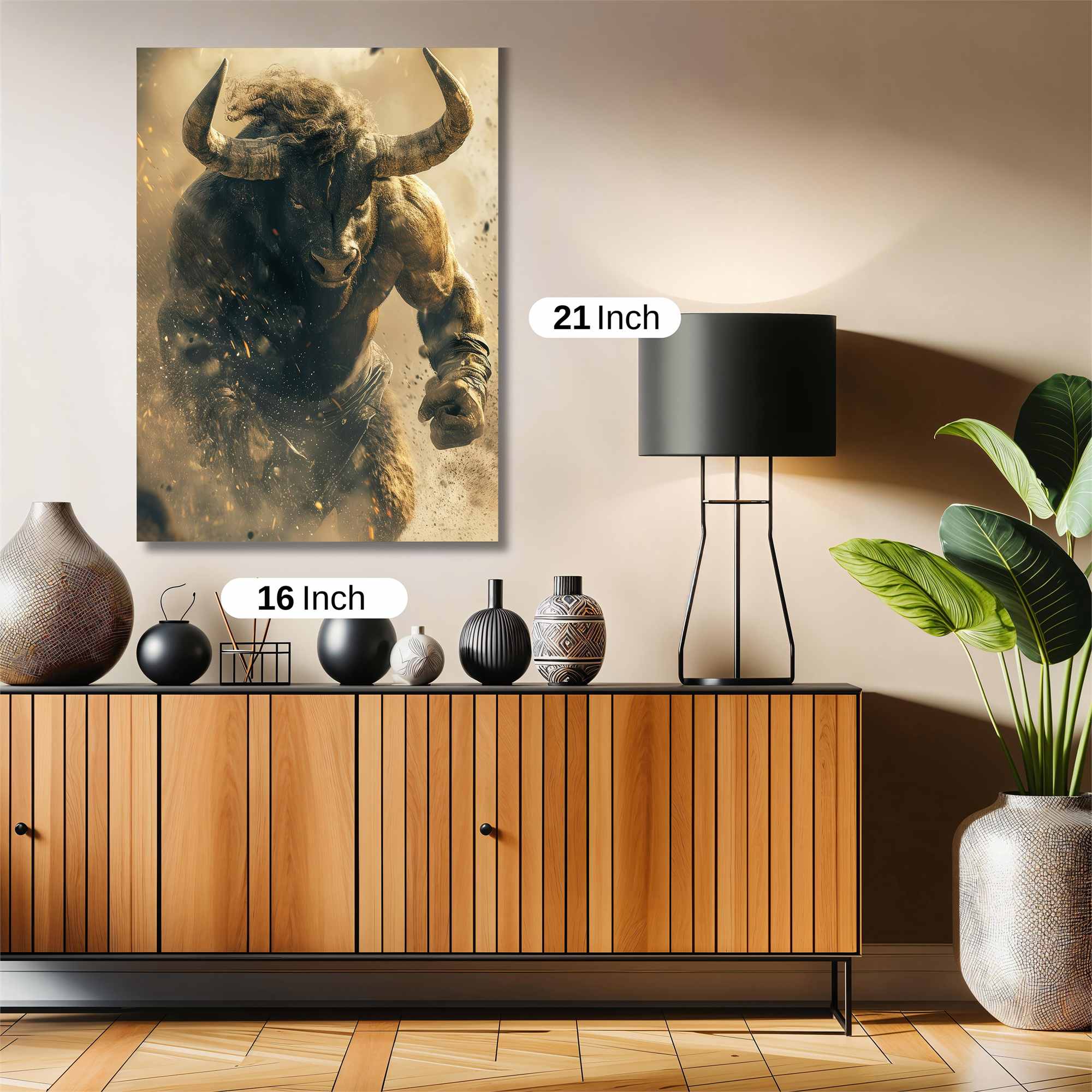 Minotaur Menace Safe Wall Magnetic / M