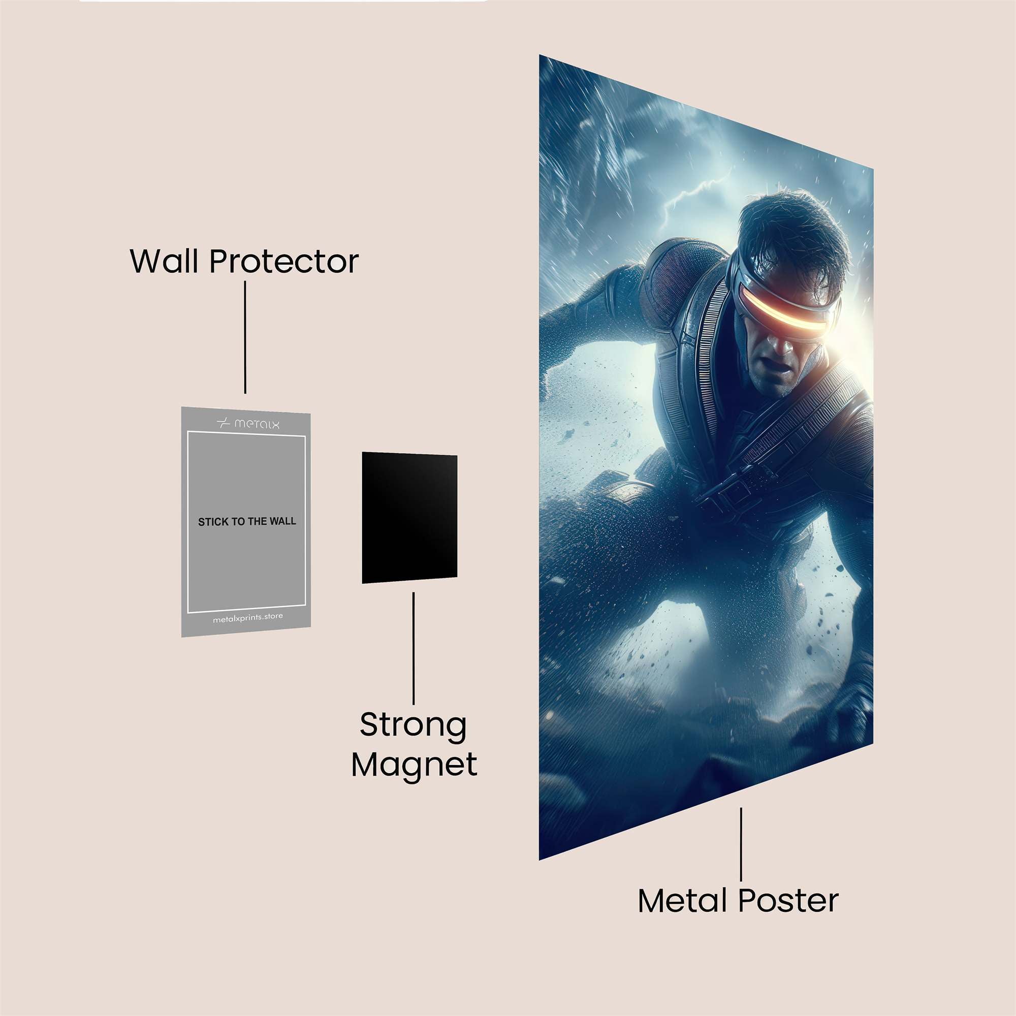 Cyclops Ascending Safe Wall Magnetic / M