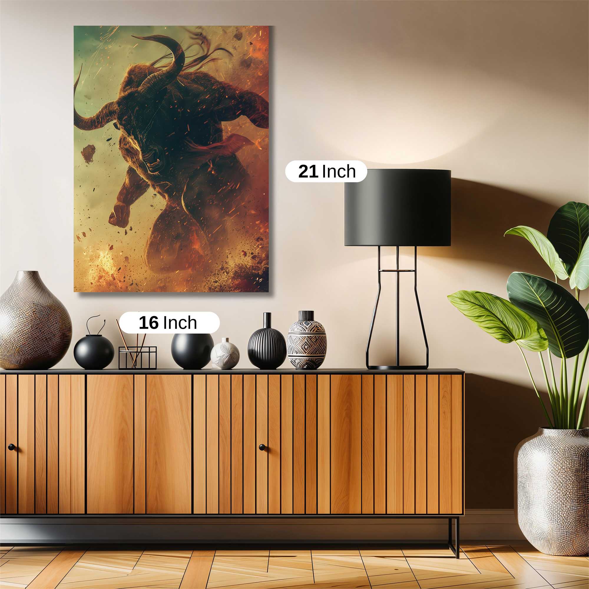 Minotaur Rage Safe Wall Magnetic / M