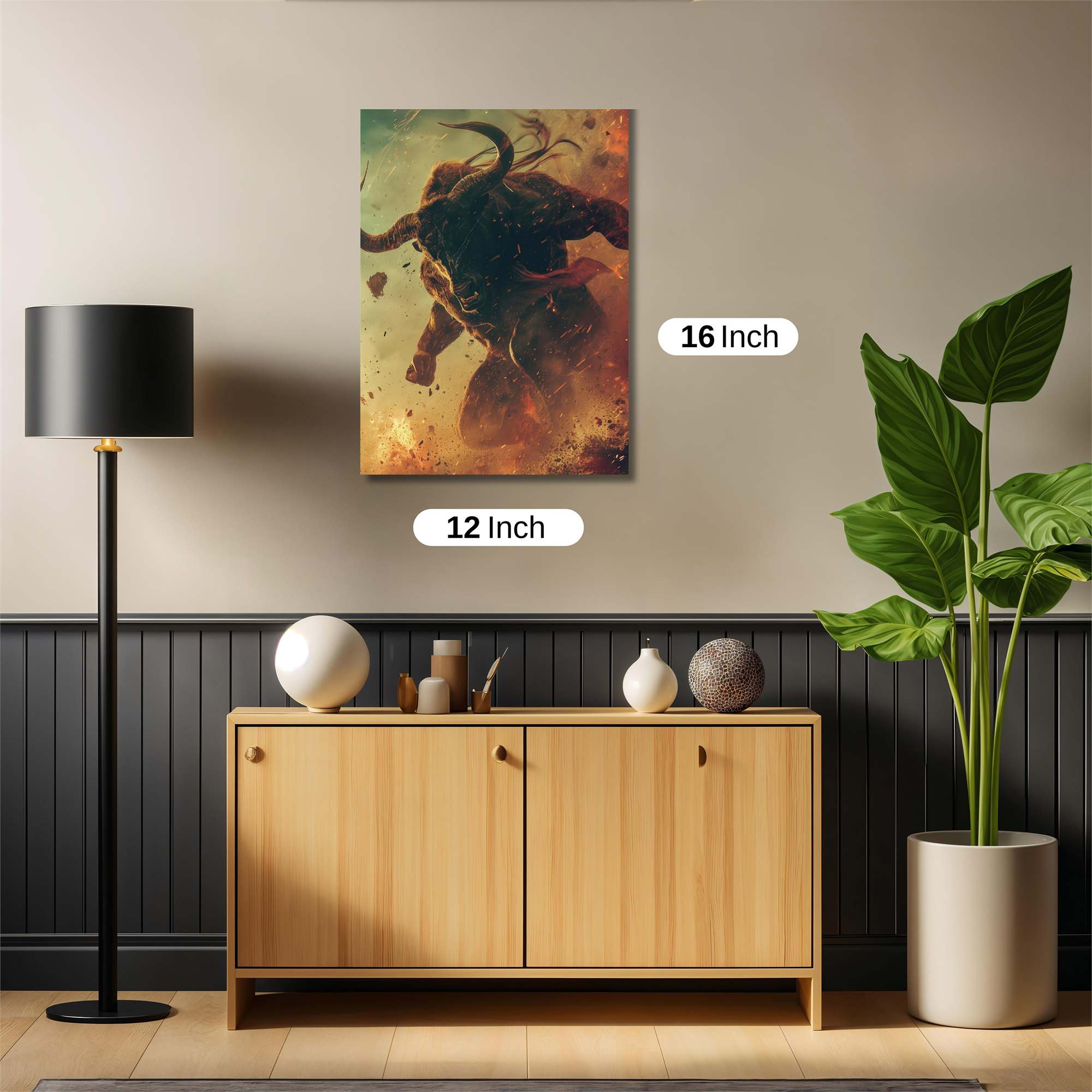 Minotaur Rage Safe Wall Magnetic / M