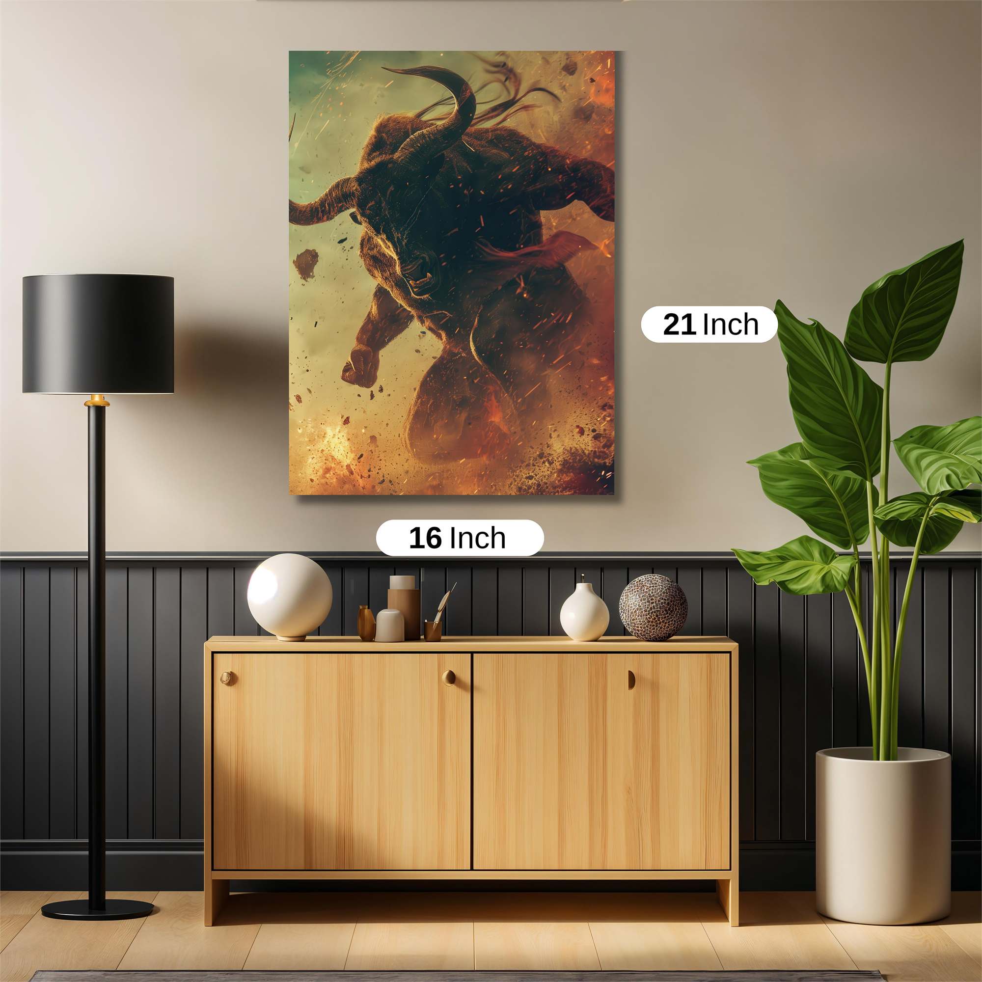 Minotaur Rage Safe Wall Magnetic / M