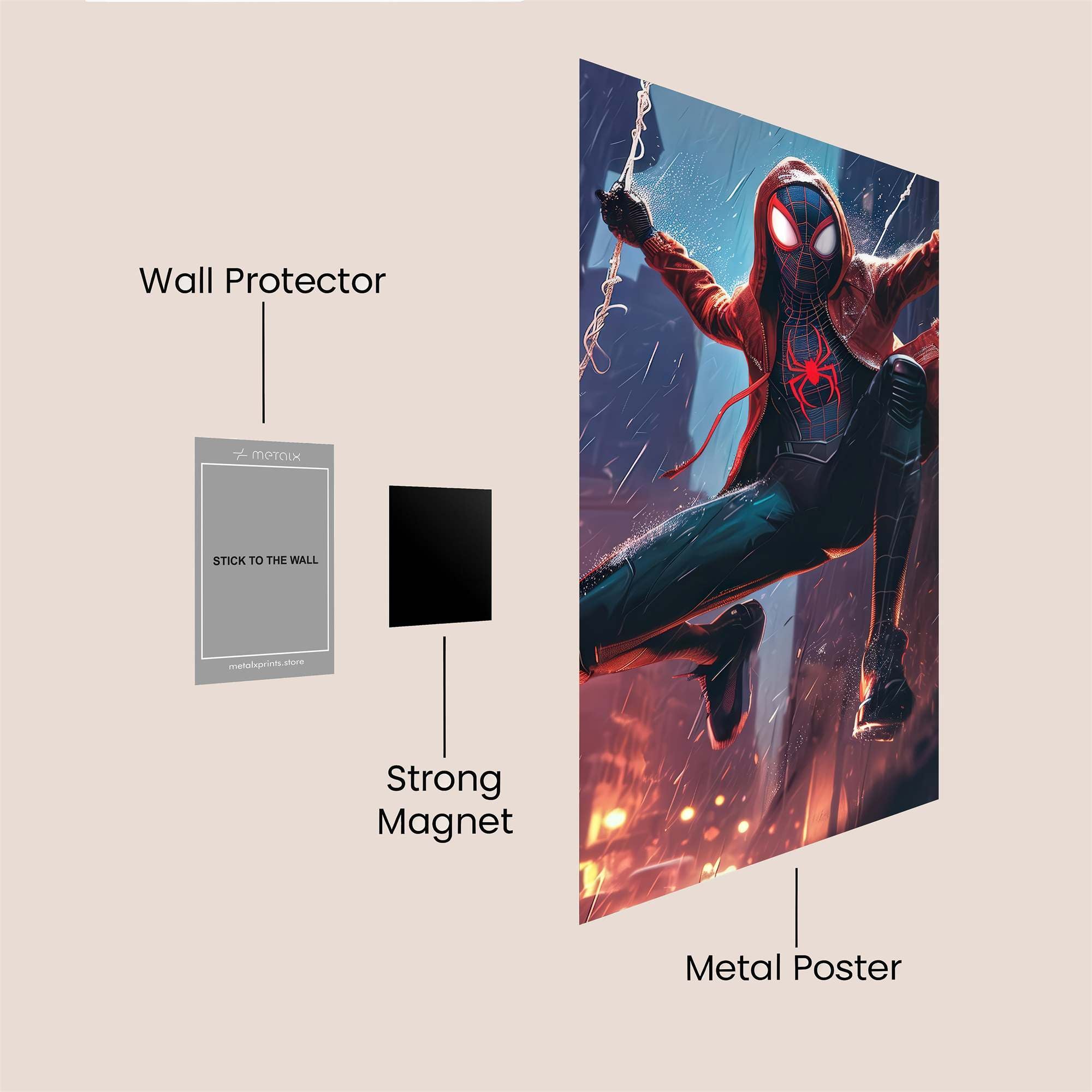 Miles Nocturnal Safe Wall Magnetic / M