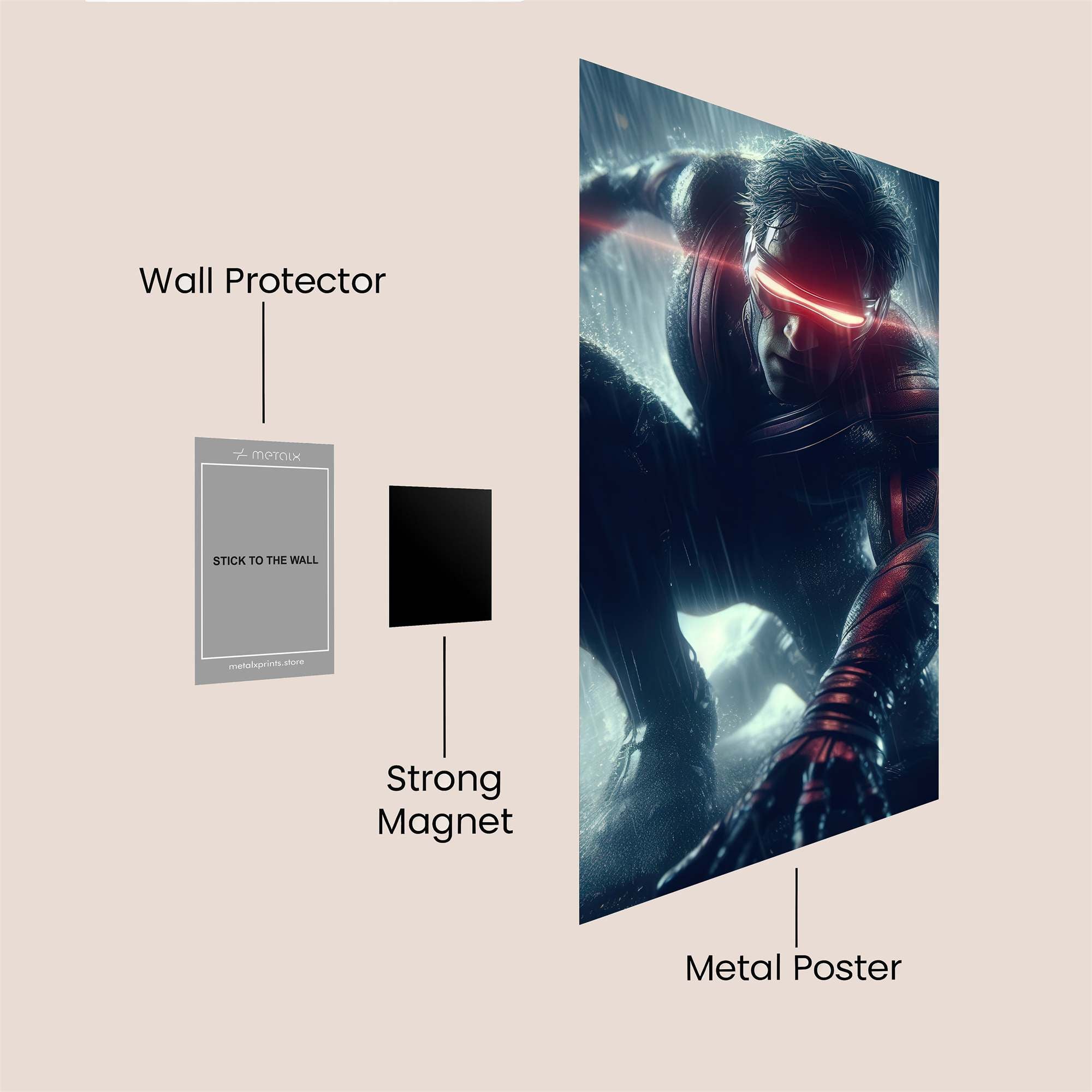 Cyber Sleuth Safe Wall Magnetic / M