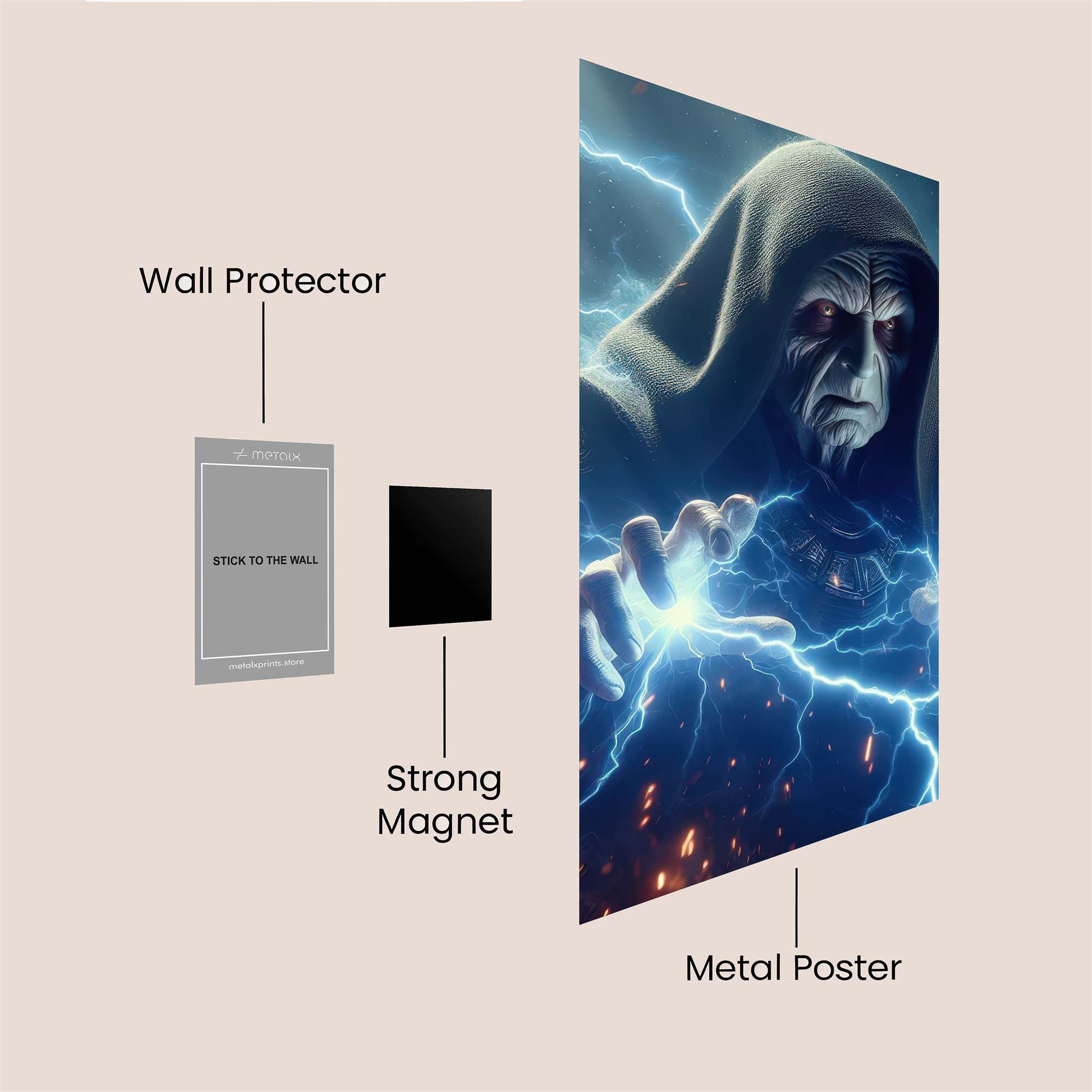 Palpatine Electrifying Safe Wall Magnetic / M