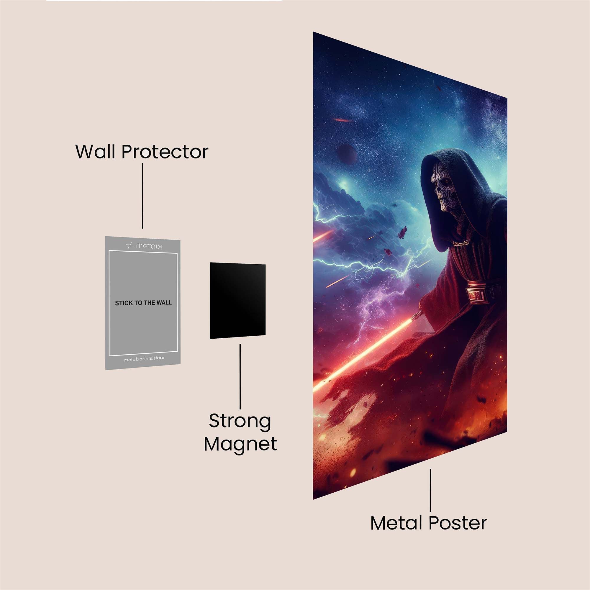 Palpatine Unleashed Safe Wall Magnetic / M