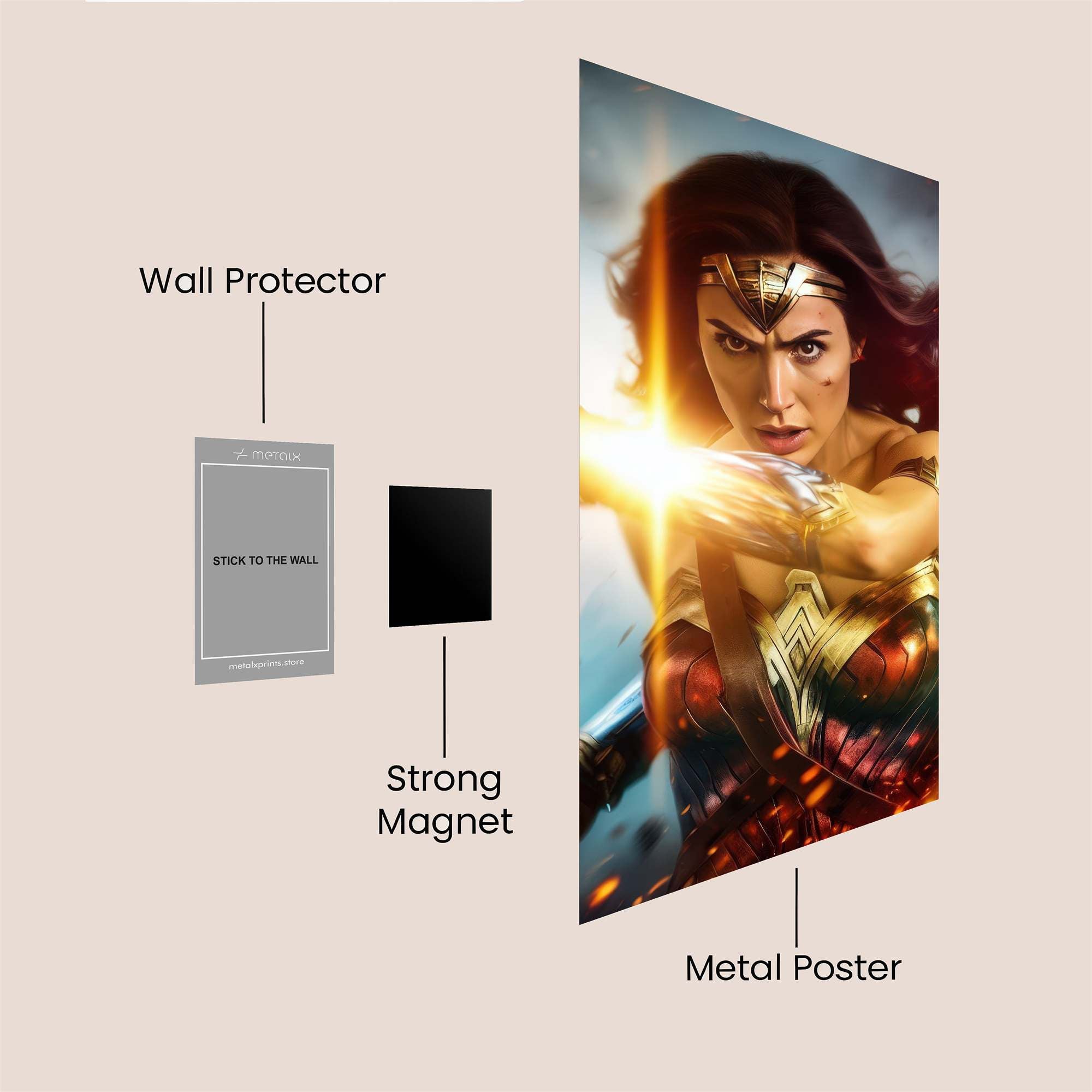 Wonder Triumphant Safe Wall Magnetic / M