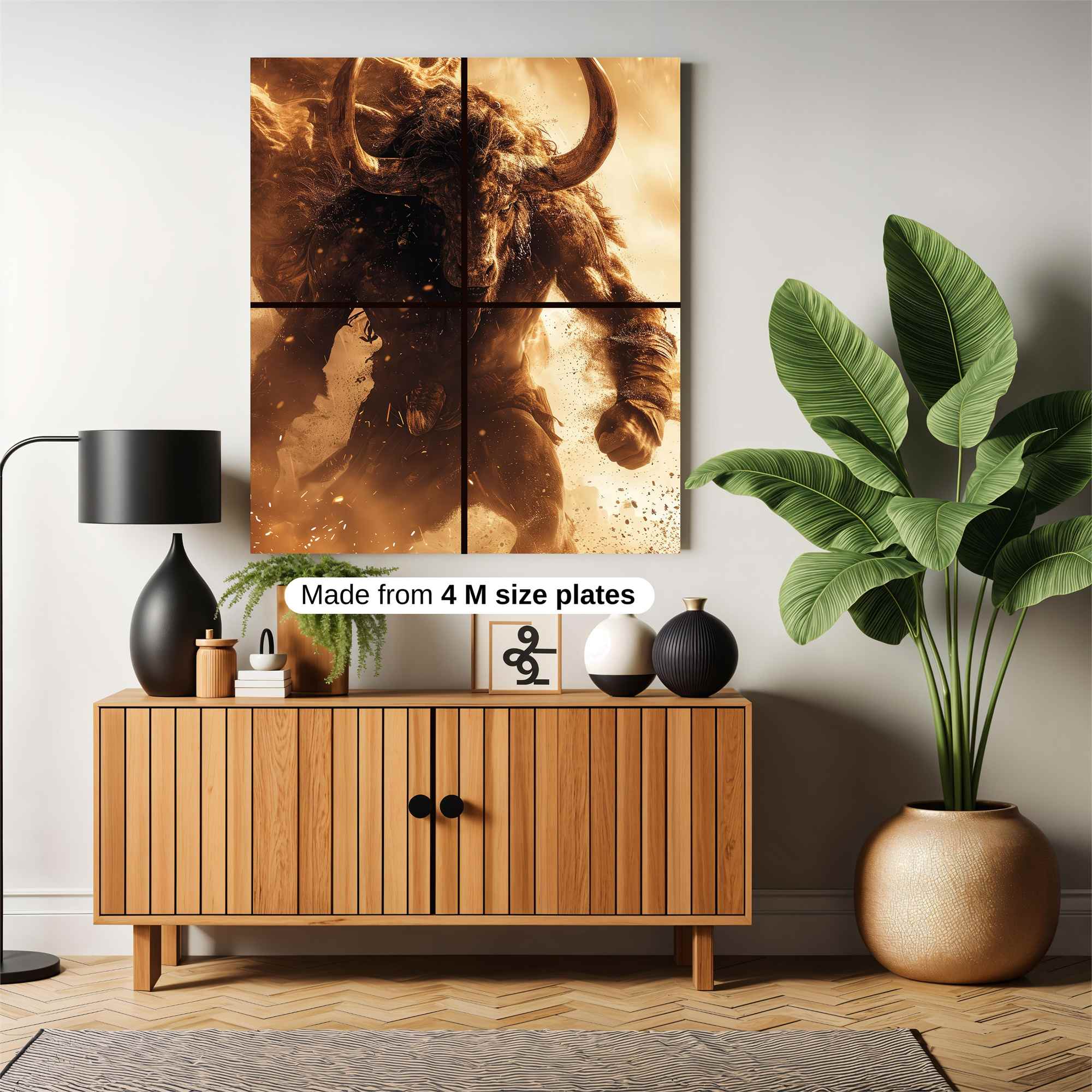 Minotaur Menace Safe Wall Magnetic / M