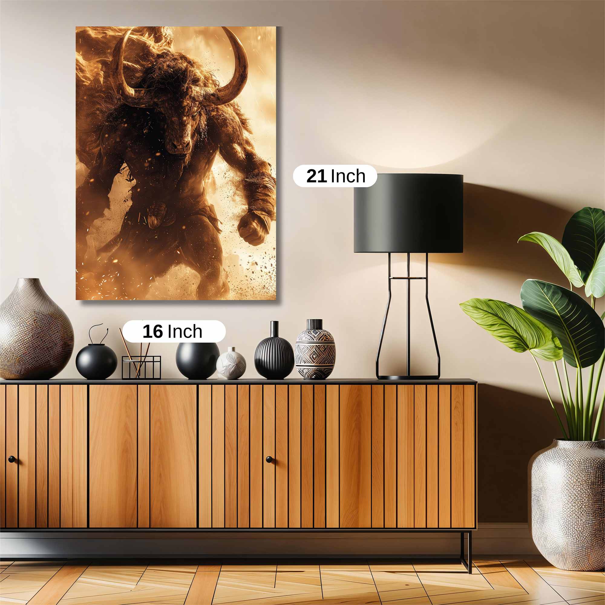 Minotaur Menace Safe Wall Magnetic / M