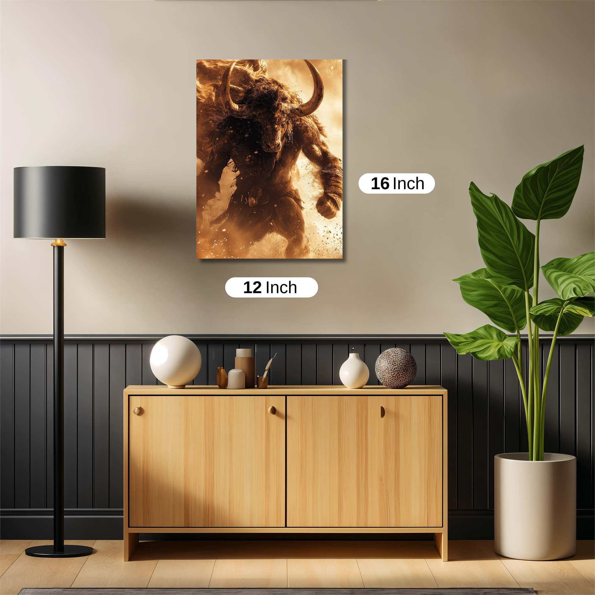 Minotaur Menace Safe Wall Magnetic / M