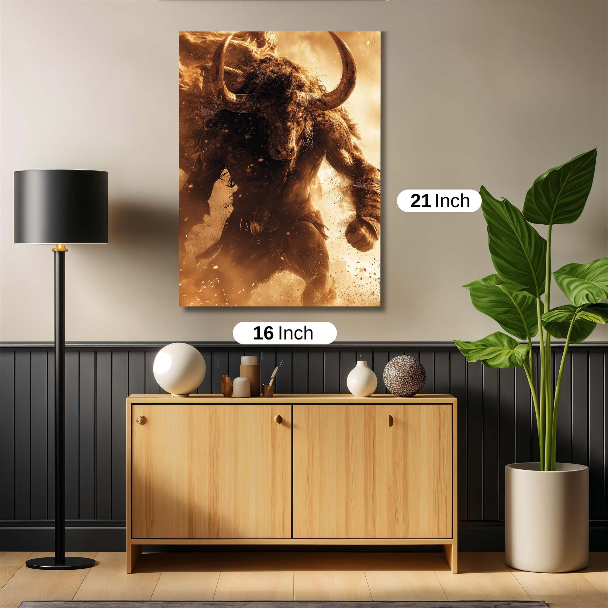 Minotaur Menace Safe Wall Magnetic / M